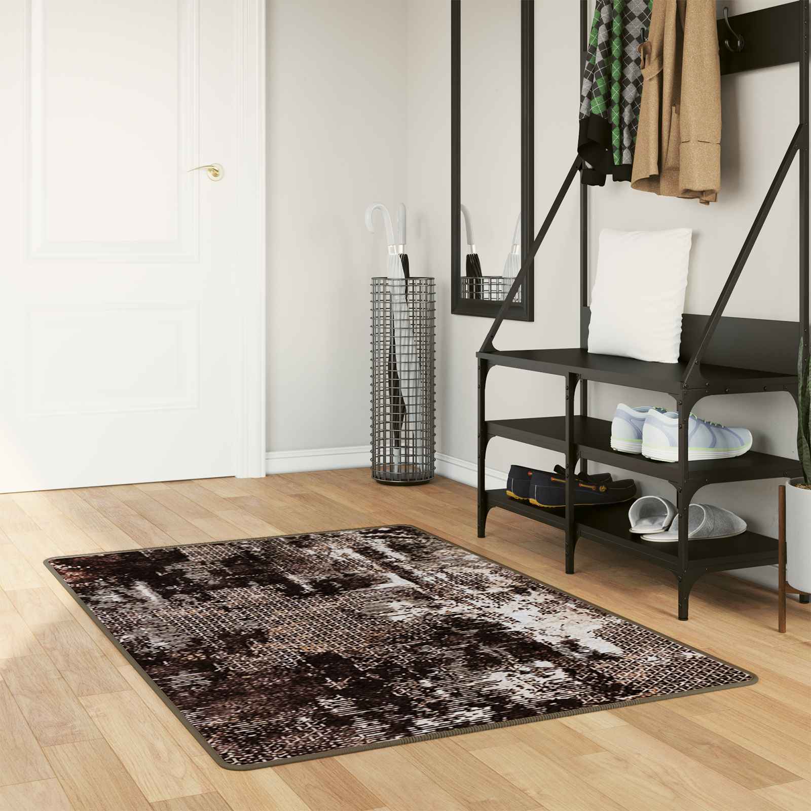 Traka za tepih MARSA Crna 80 x 200 cm Poliester i PVC
