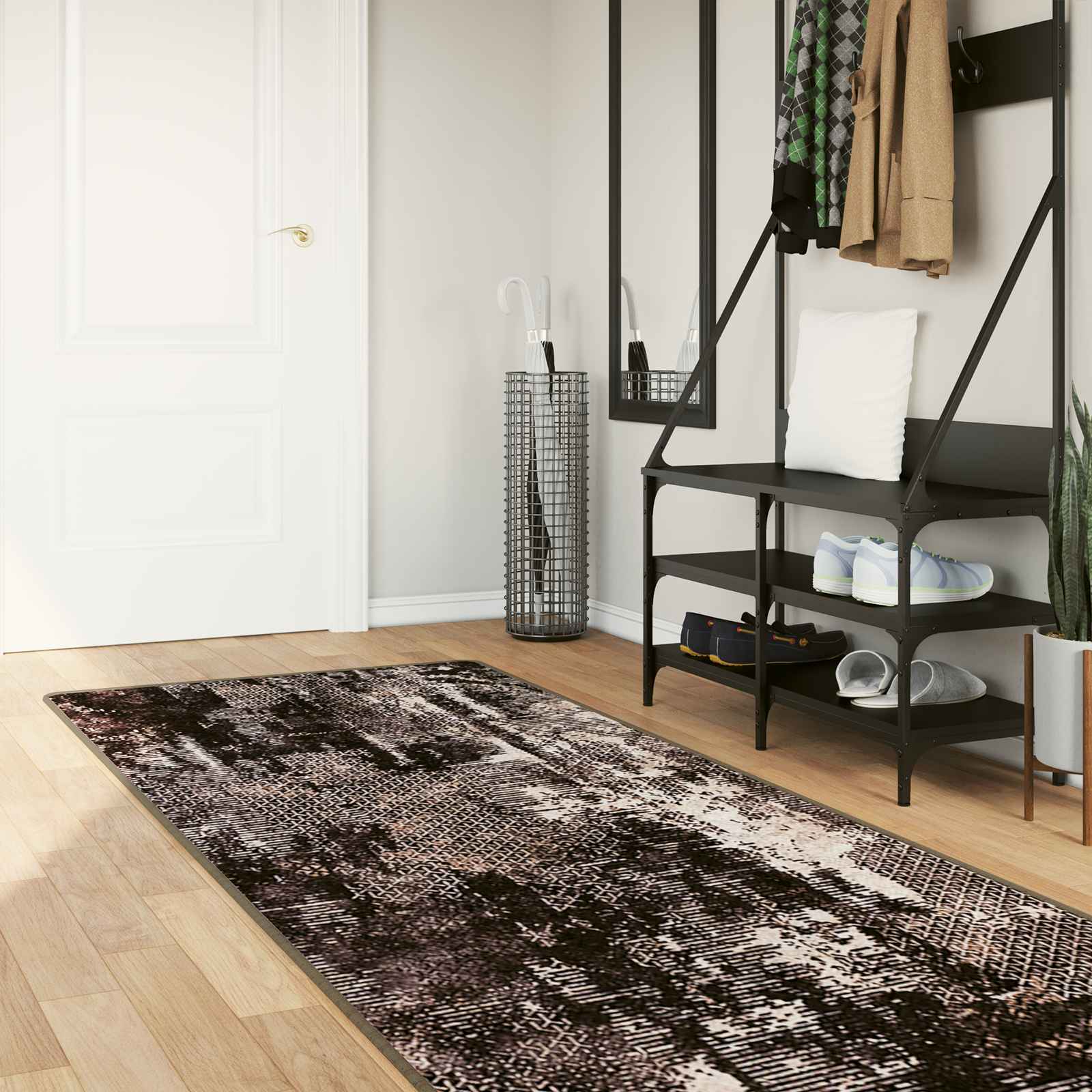 Traka za tepih MARSA Crna 100 x 300 cm Poliester i PVC