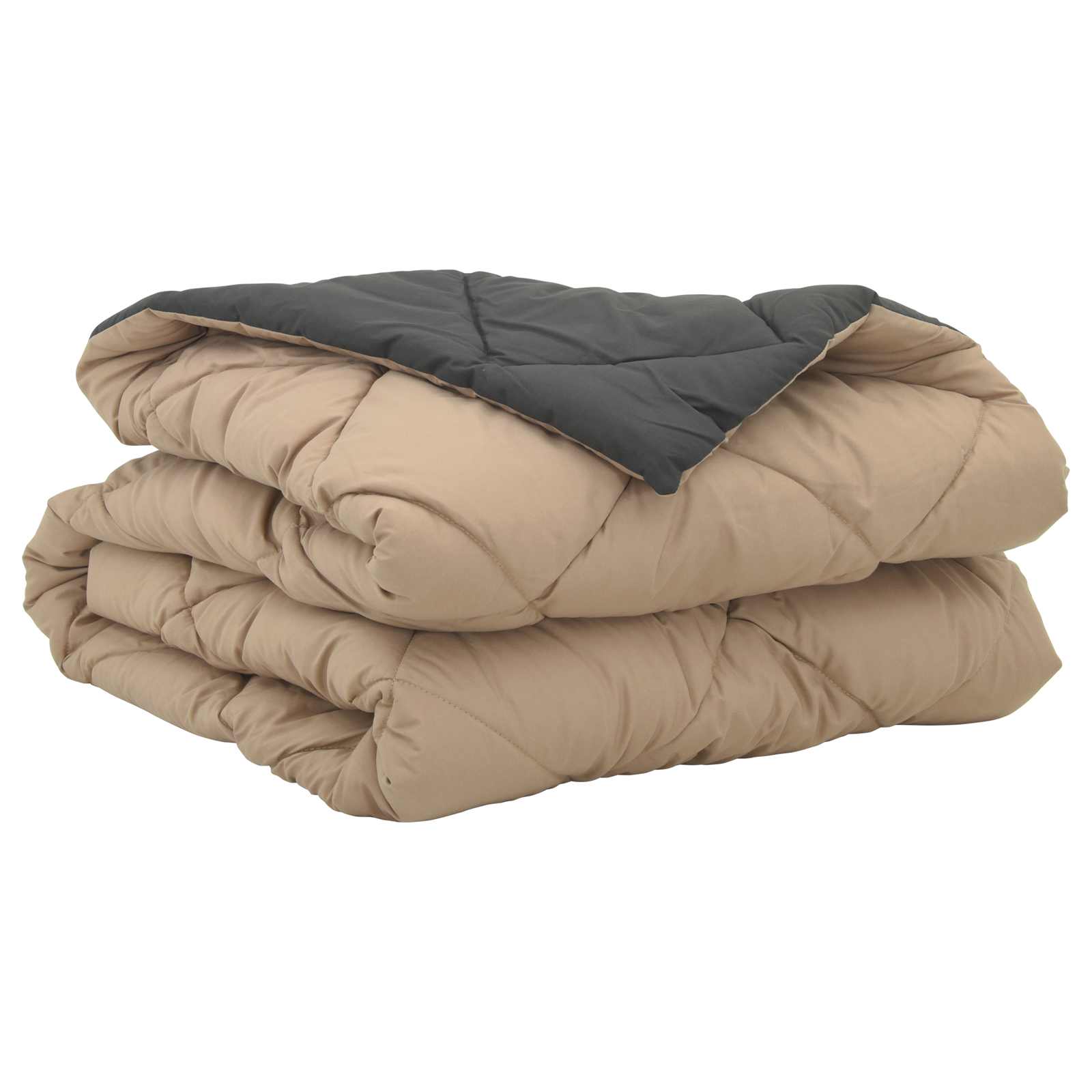 Ljetni pokrivač Antracit i taupe 220 x 155 cm Mikrovlakna