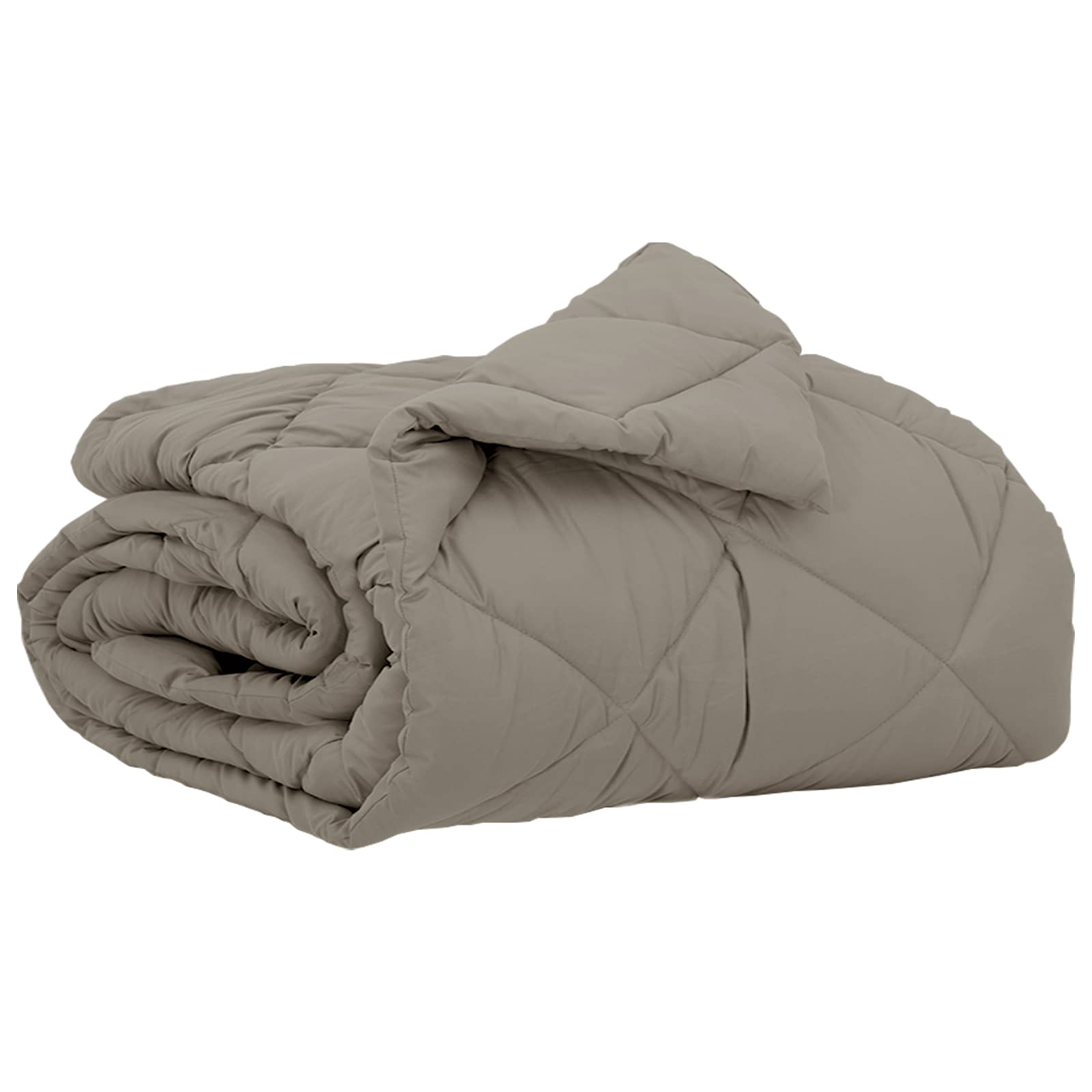 Ljetni pokrivač Svijetlo siva 200 x 155 cm Mikrovlakna