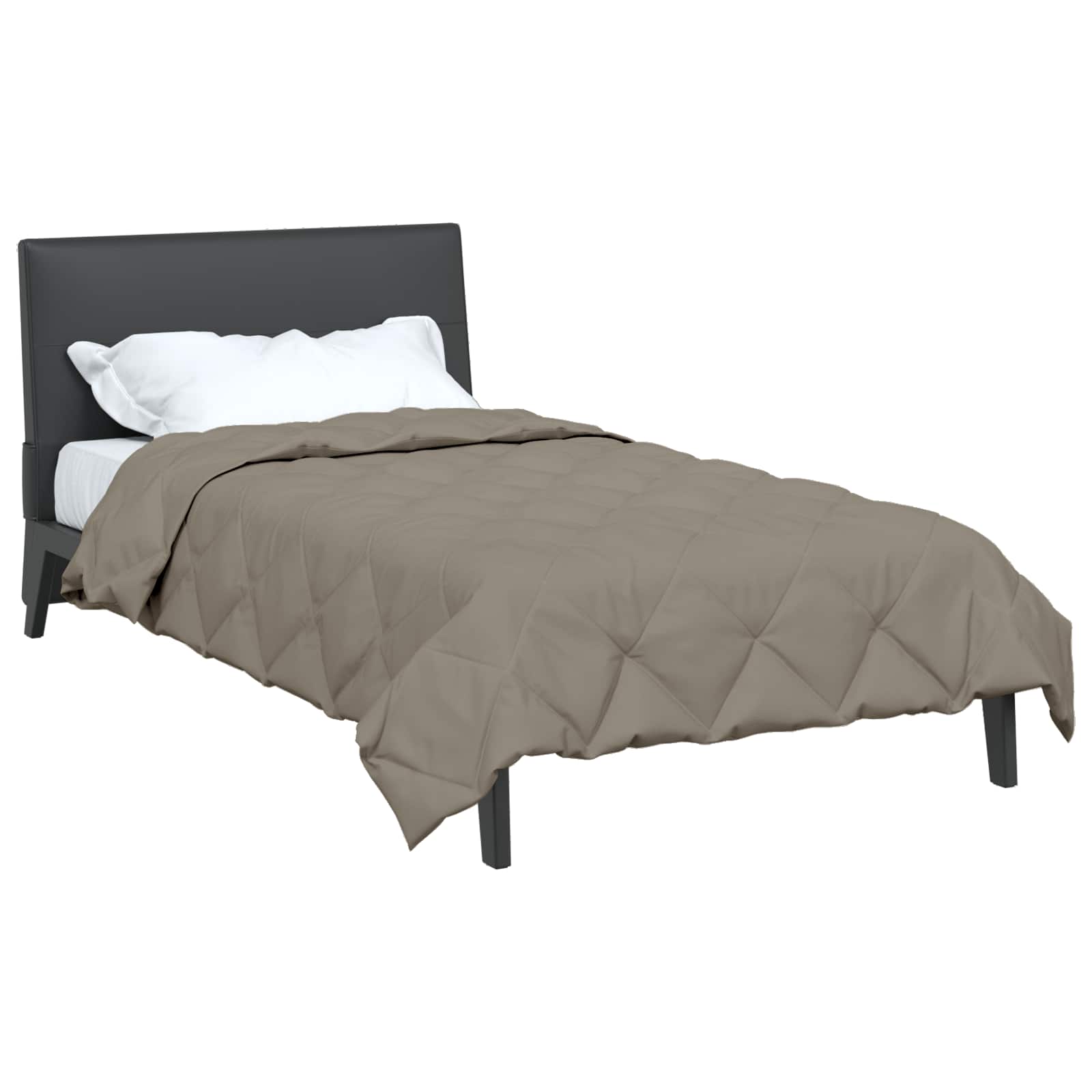 Ljetni pokrivač Svijetlo siva 200 x 155 cm Mikrovlakna