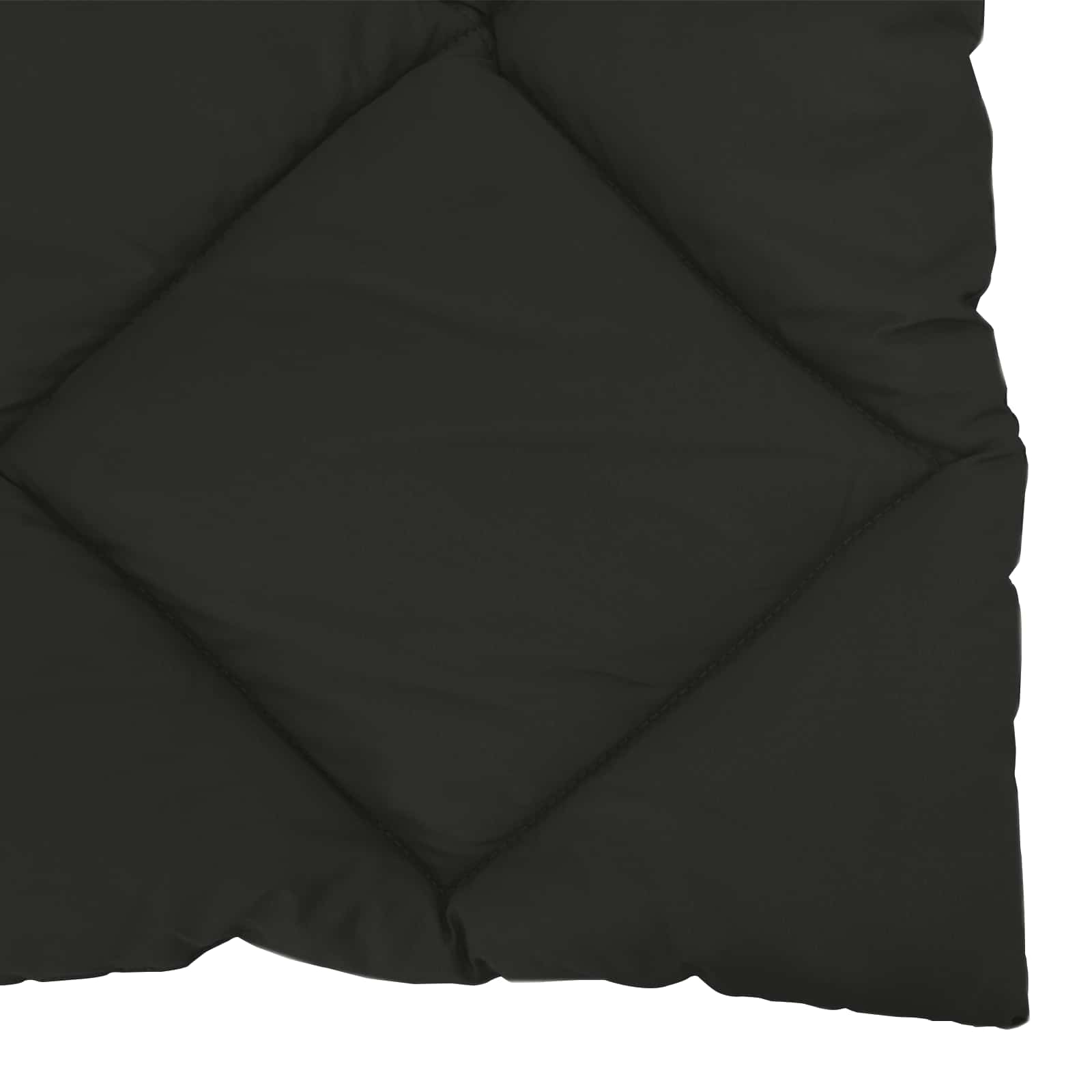 Puni pokrivač za cijelu godinu Crna 200 x 220 cm Mikrovlakna