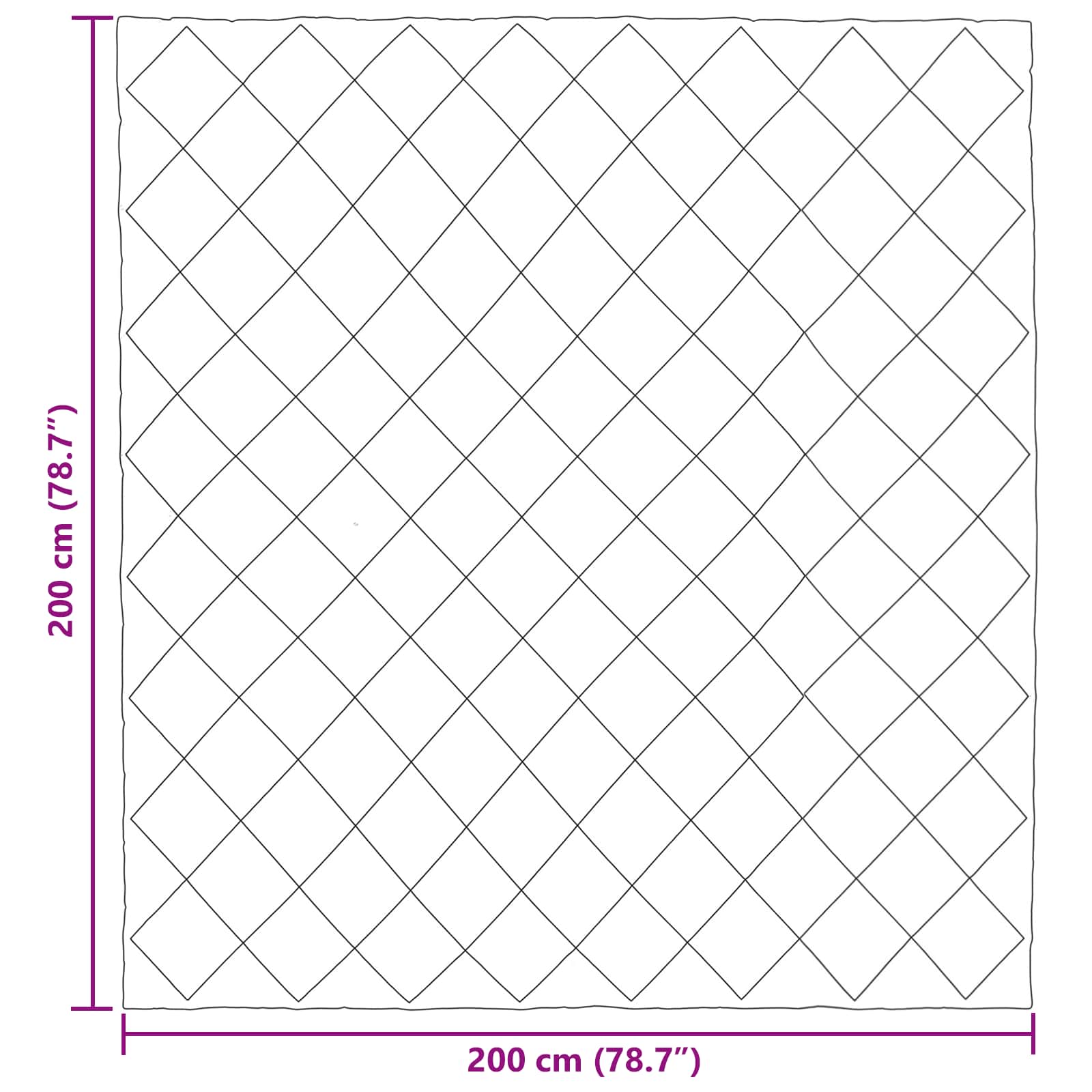 Zimska pokrivača Svijetlo siva 200 x 200 cm Mikrovlakna