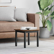 Kava Stol Dimni hrast 40 x 40 x 36 cm Konstruirano drvo
