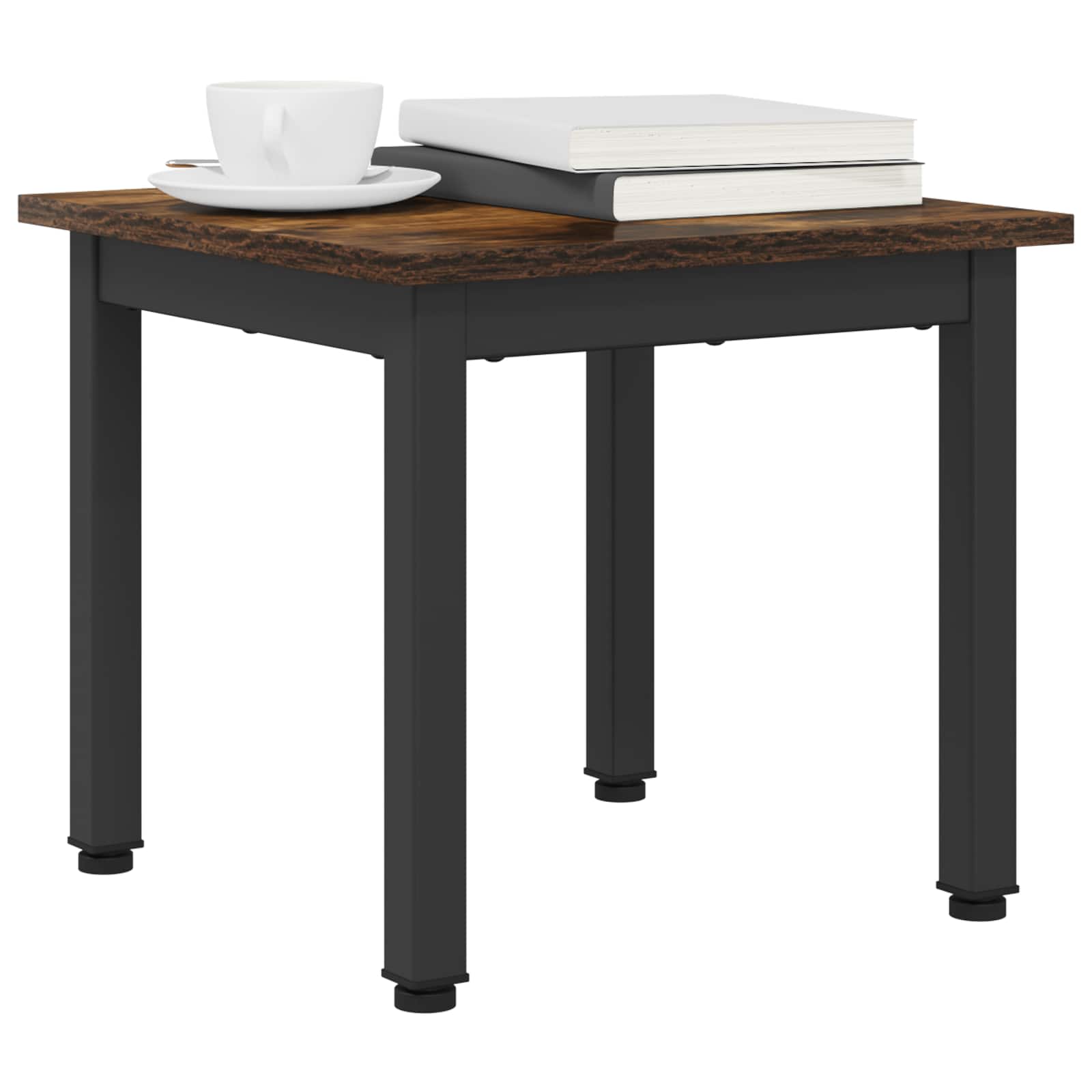 Kava Stol Dimni hrast 40 x 40 x 36 cm Konstruirano drvo