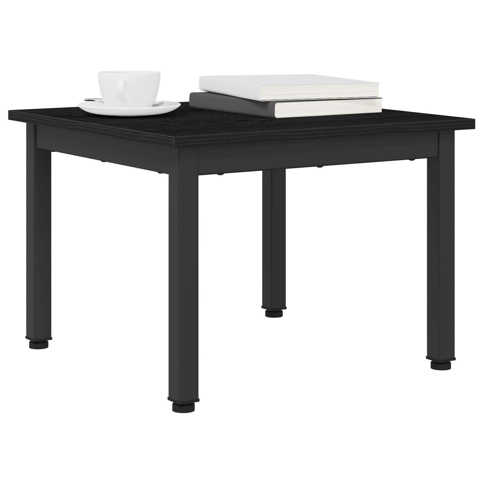 Kava Stol Crni hrast 50 x 50 x 36 cm Konstruirano drvo