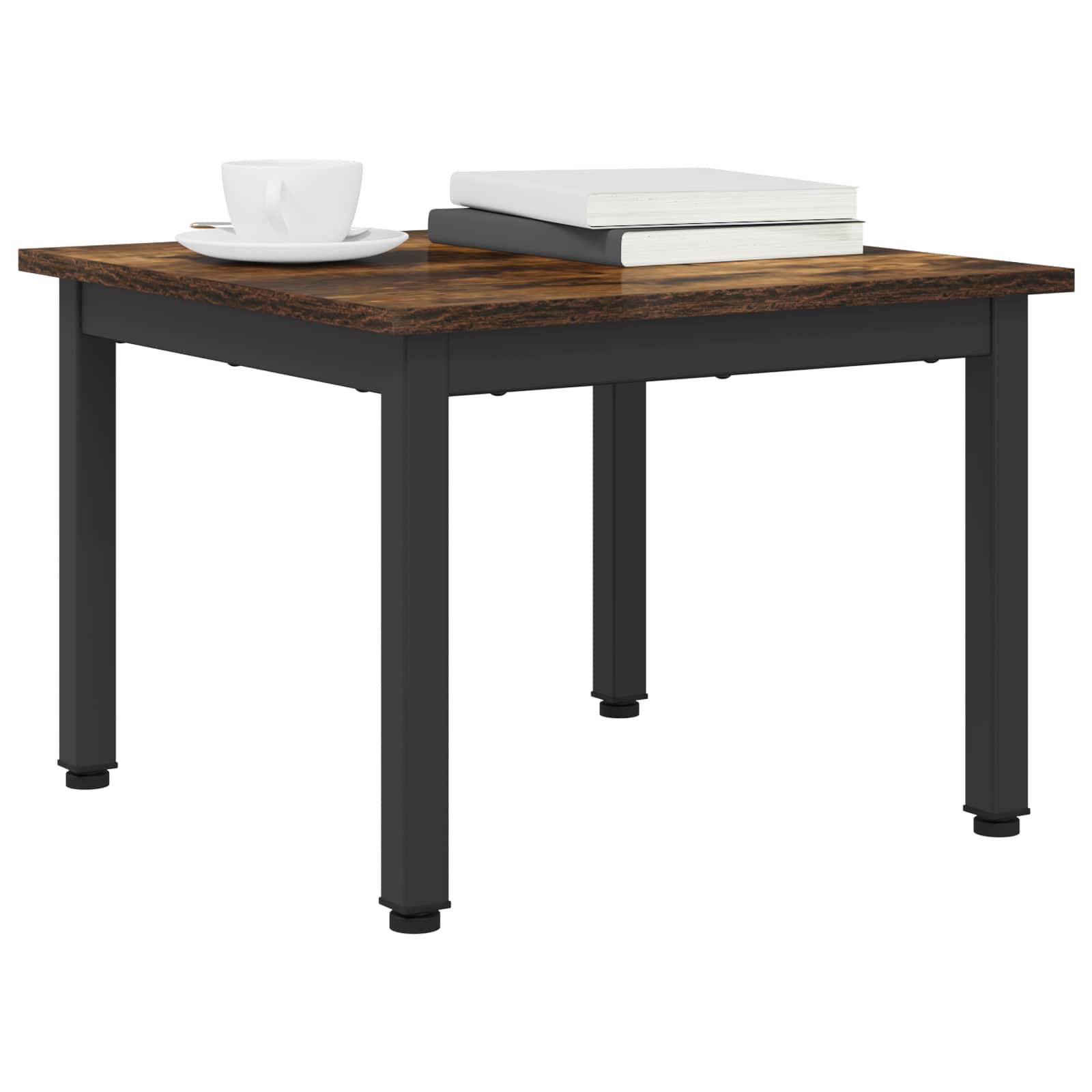 Kava Stol Dimni hrast 50 x 50 x 36 cm Konstruirano drvo