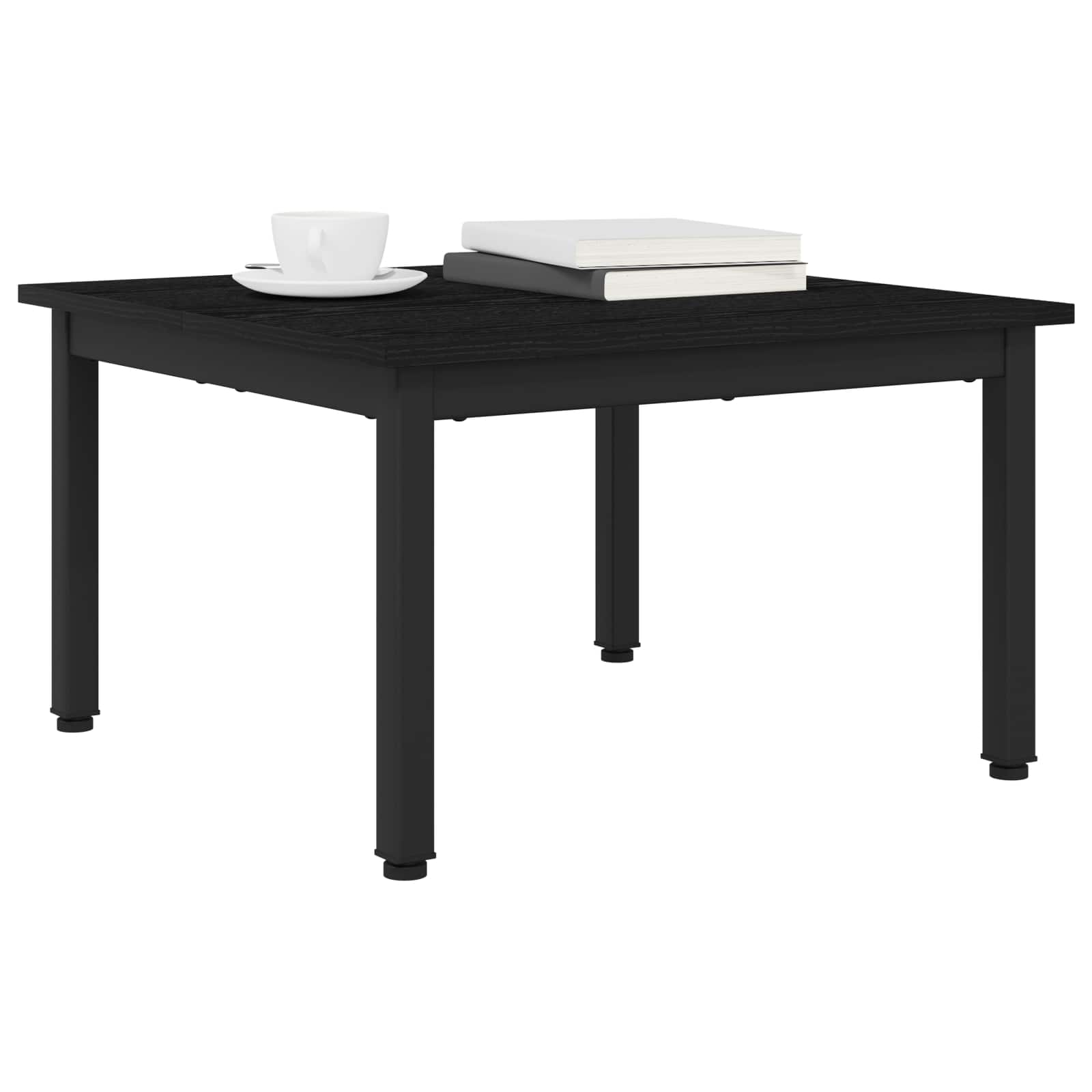 Kava Stol Crni hrast 60 x 60 x 36 cm Konstruirano drvo