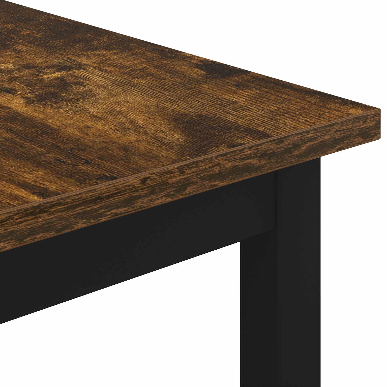 Kava Stol Dimni hrast 60 x 60 x 36 cm Konstruirano drvo