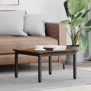 Kava Stol Dimni hrast 60 x 60 x 36 cm Konstruirano drvo