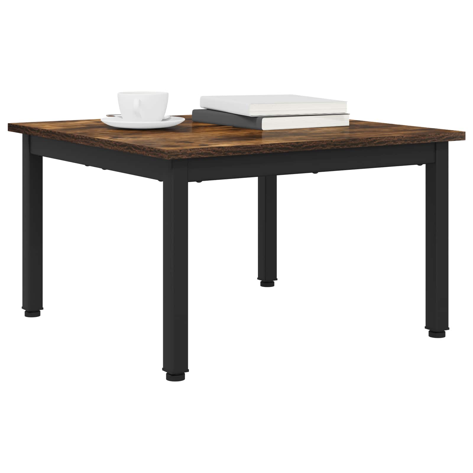 Kava Stol Dimni hrast 60 x 60 x 36 cm Konstruirano drvo