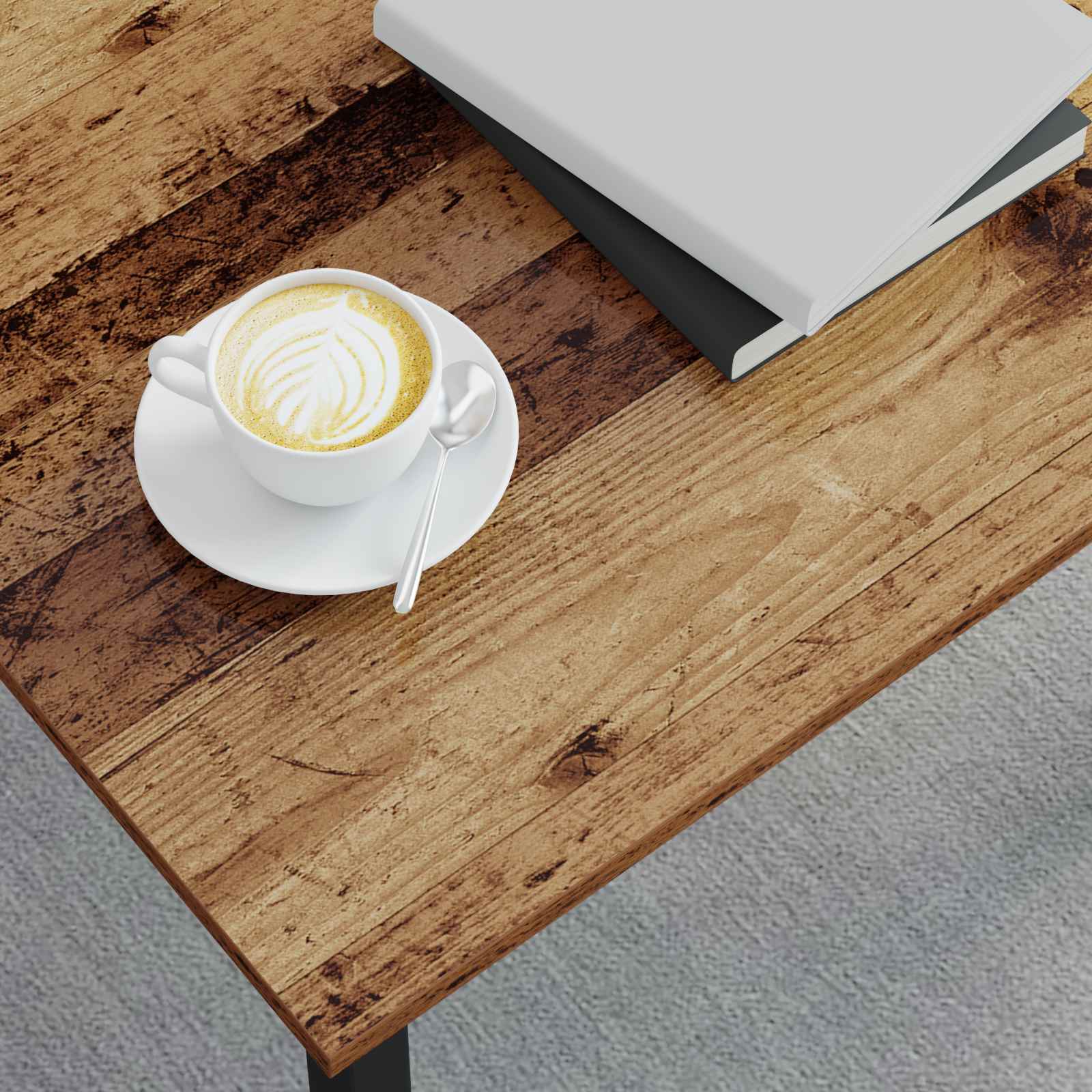Kava Stol Staro drvo 60 x 60 x 36 cm Konstruirano drvo