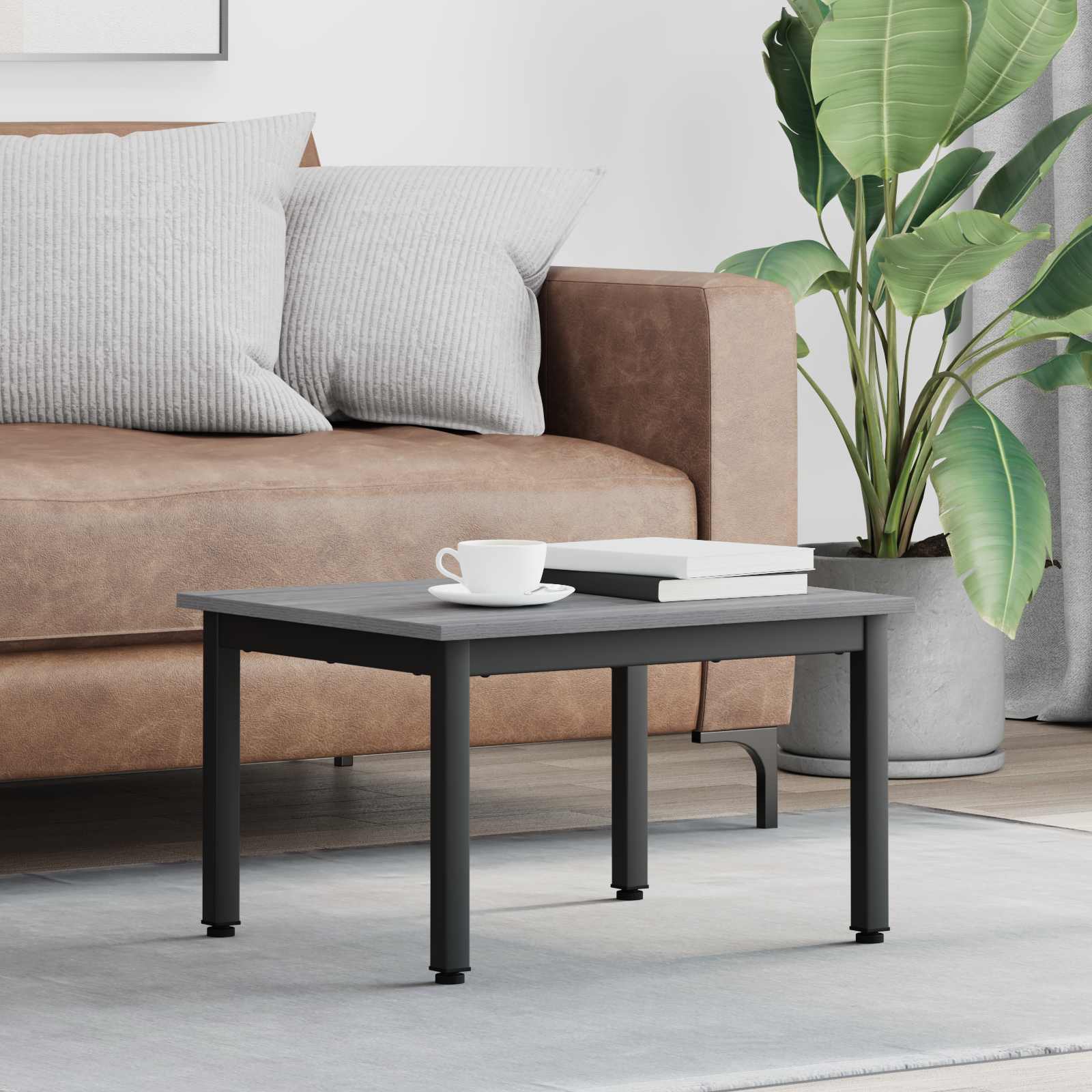 Kava Stol Siva Sonoma 60 x 50 x 36 cm Konstruirano drvo