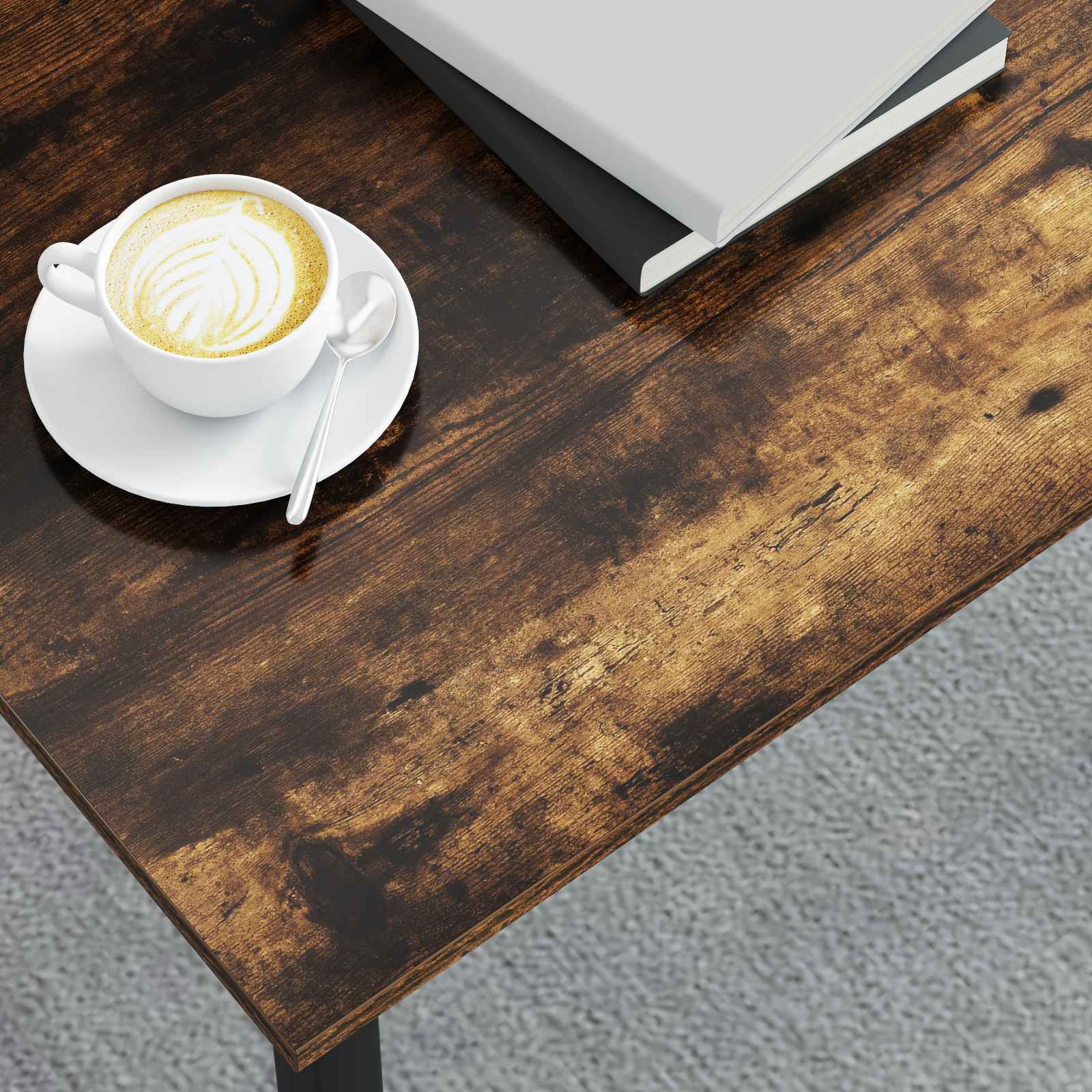 Kava Stol Dimni hrast 70 x 50 x 36 cm Konstruirano drvo