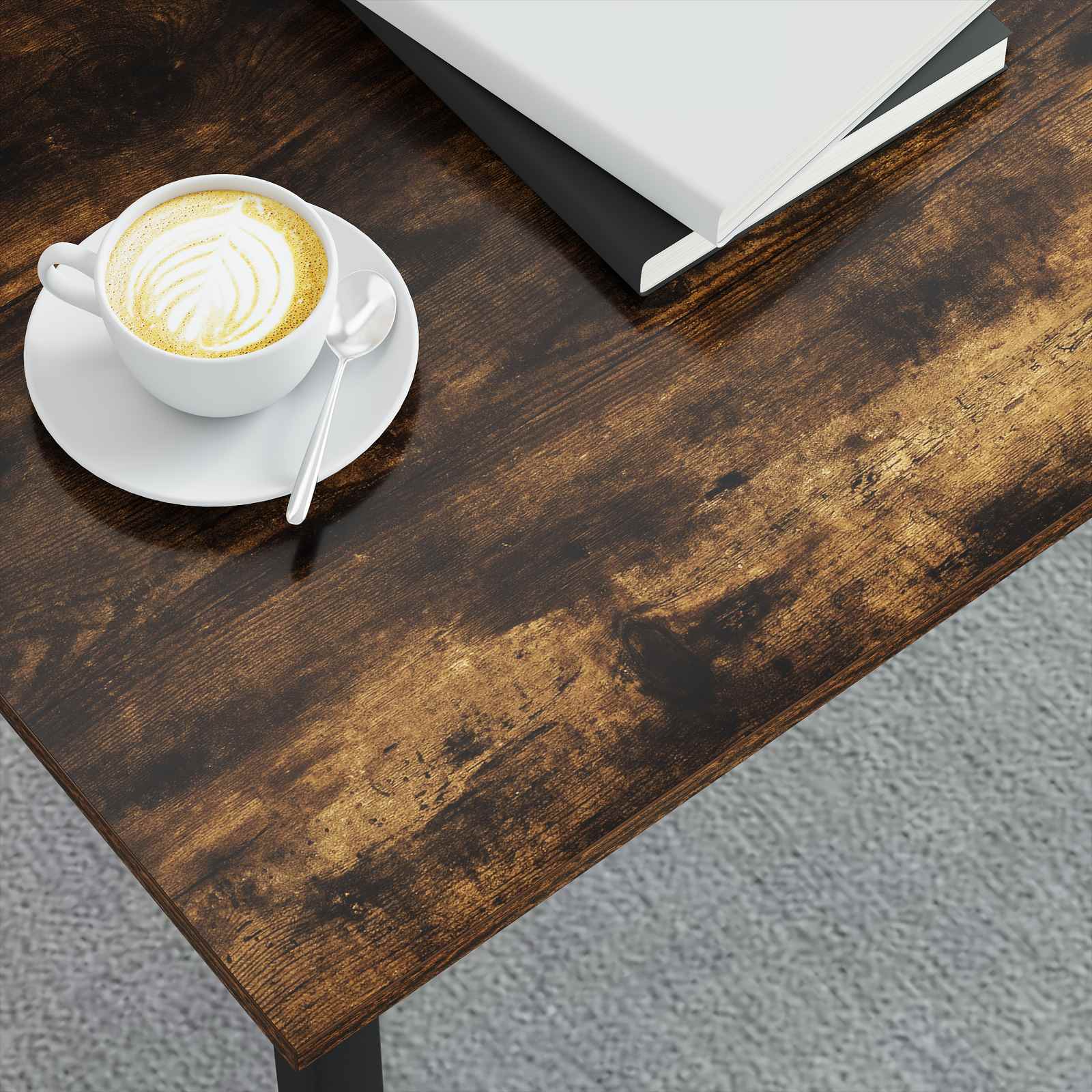 Kava Stol Dimni hrast 100 x 50 x 45 cm Konstruirano drvo