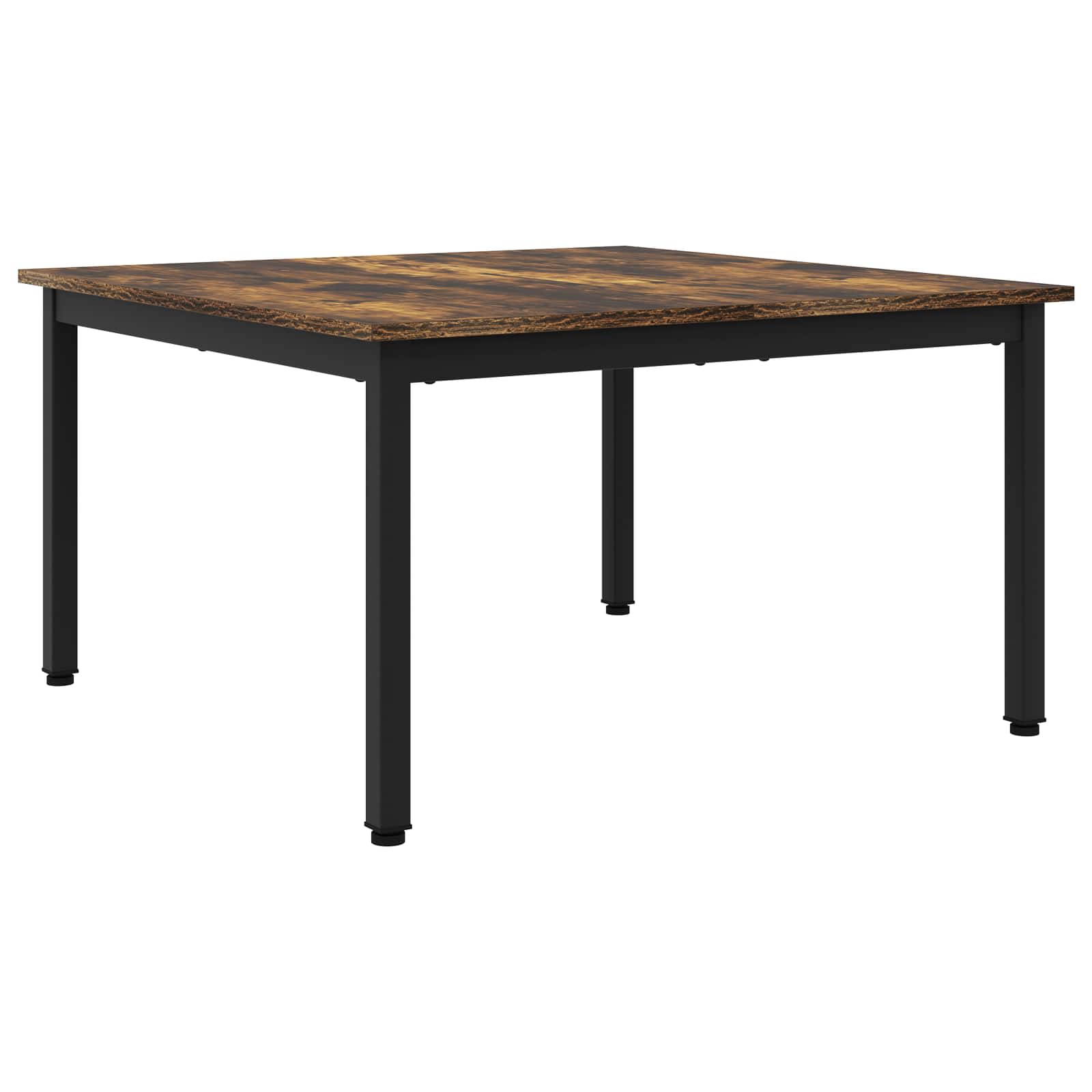Kava Stol Dimni hrast 80 x 80 x 45 cm Konstruirano drvo