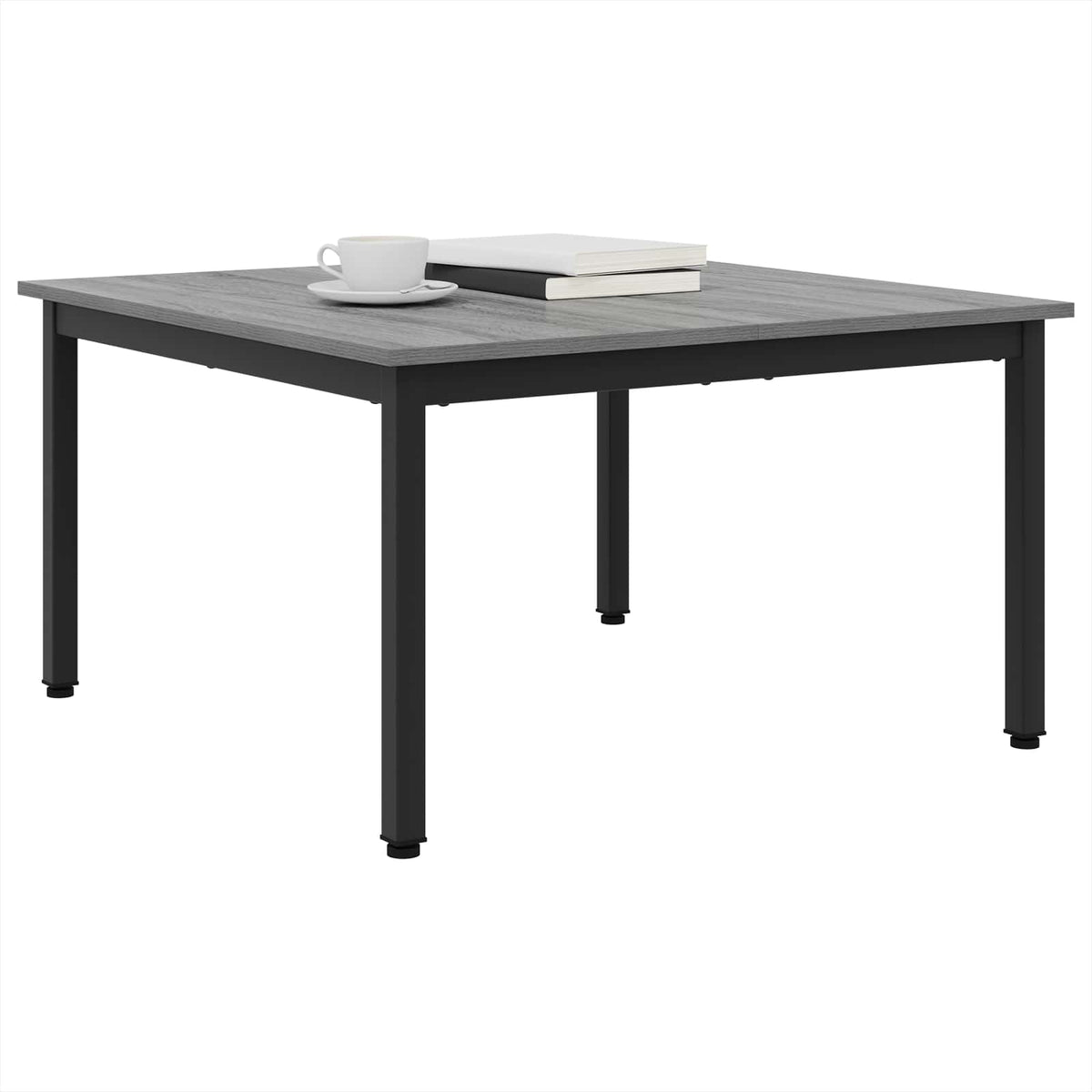 Kava Stol Siva Sonoma 80 x 80 x 45 cm Konstruirano drvo