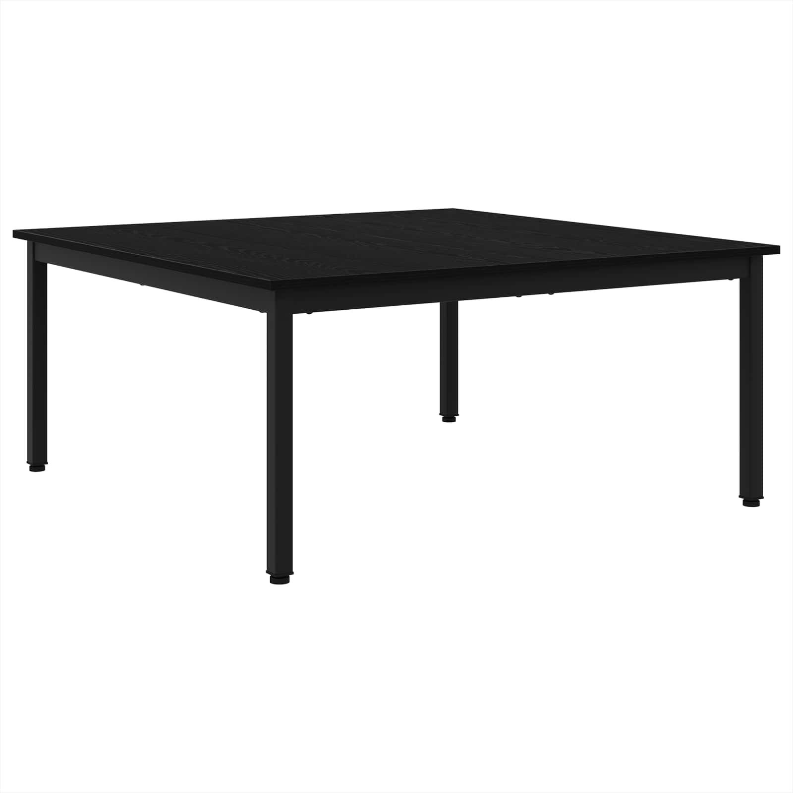 Kava Stol Crni hrast 100 x 100 x 45 cm Konstruirano drvo
