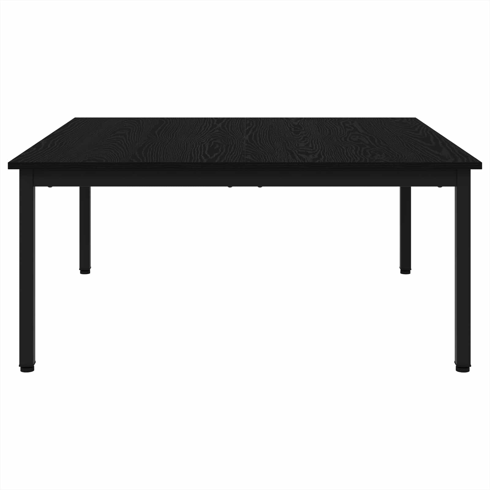 Kava Stol Crni hrast 100 x 100 x 45 cm Konstruirano drvo