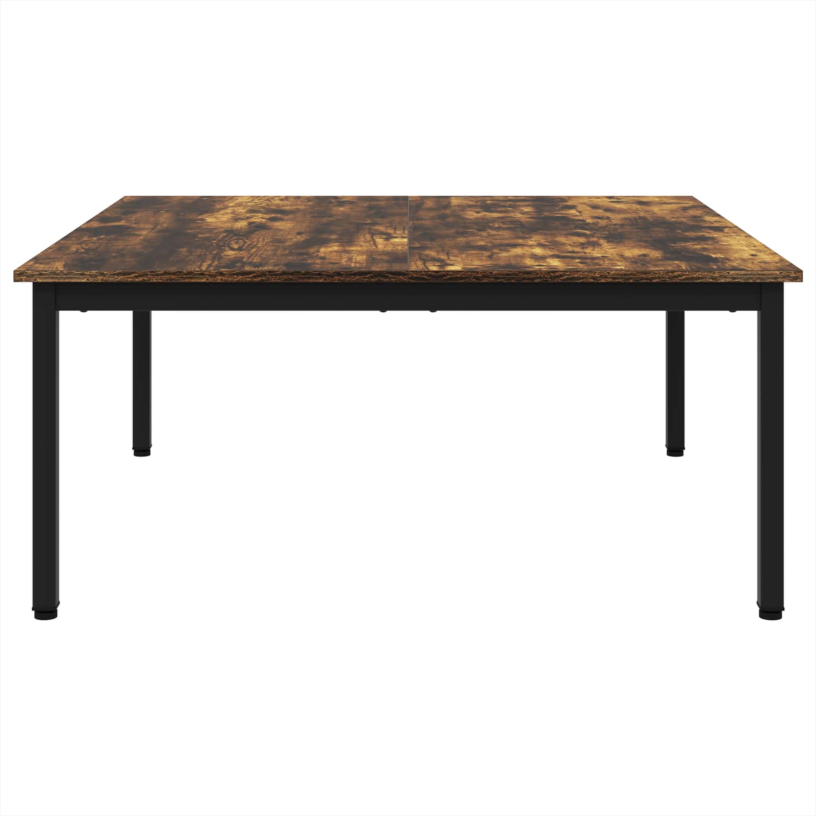 Kava Stol Dimni hrast 100 x 100 x 45 cm Konstruirano drvo
