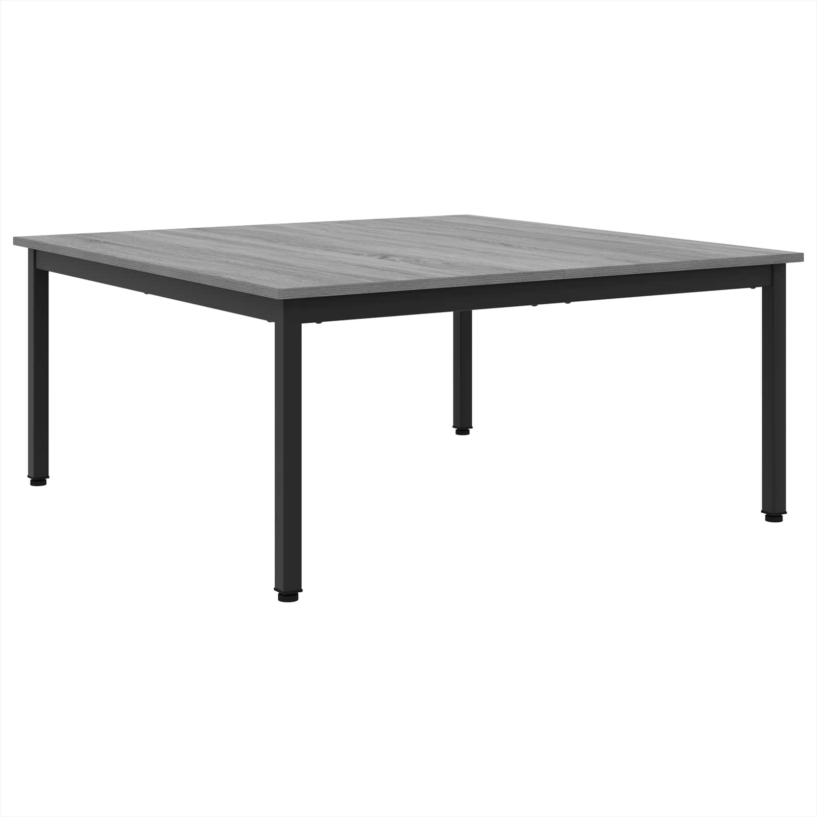 Kava Stol Siva Sonoma 100 x 100 x 45 cm Konstruirano drvo