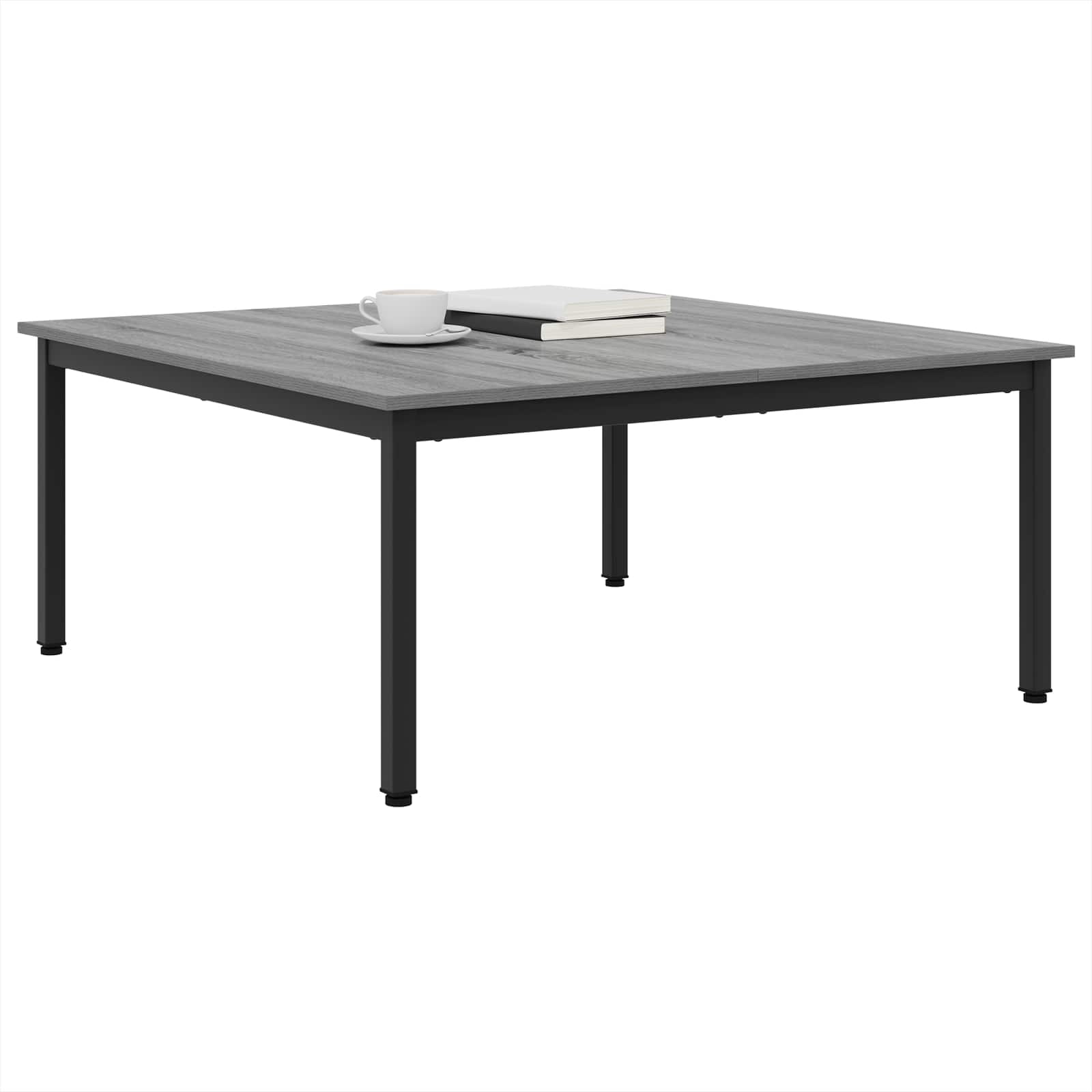 Kava Stol Siva Sonoma 100 x 100 x 45 cm Konstruirano drvo