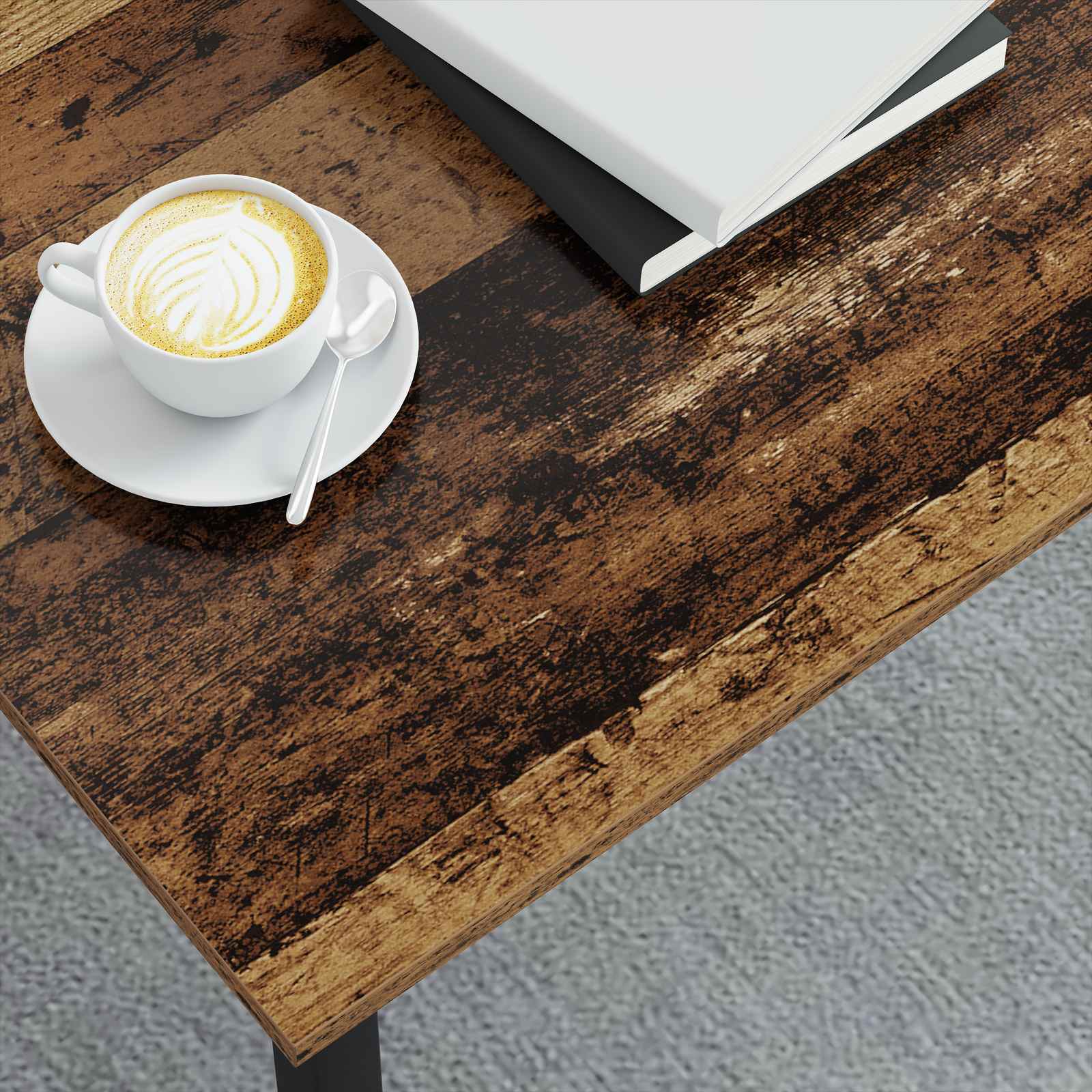 Kava Stol Staro drvo 100 x 100 x 45 cm Konstruirano drvo