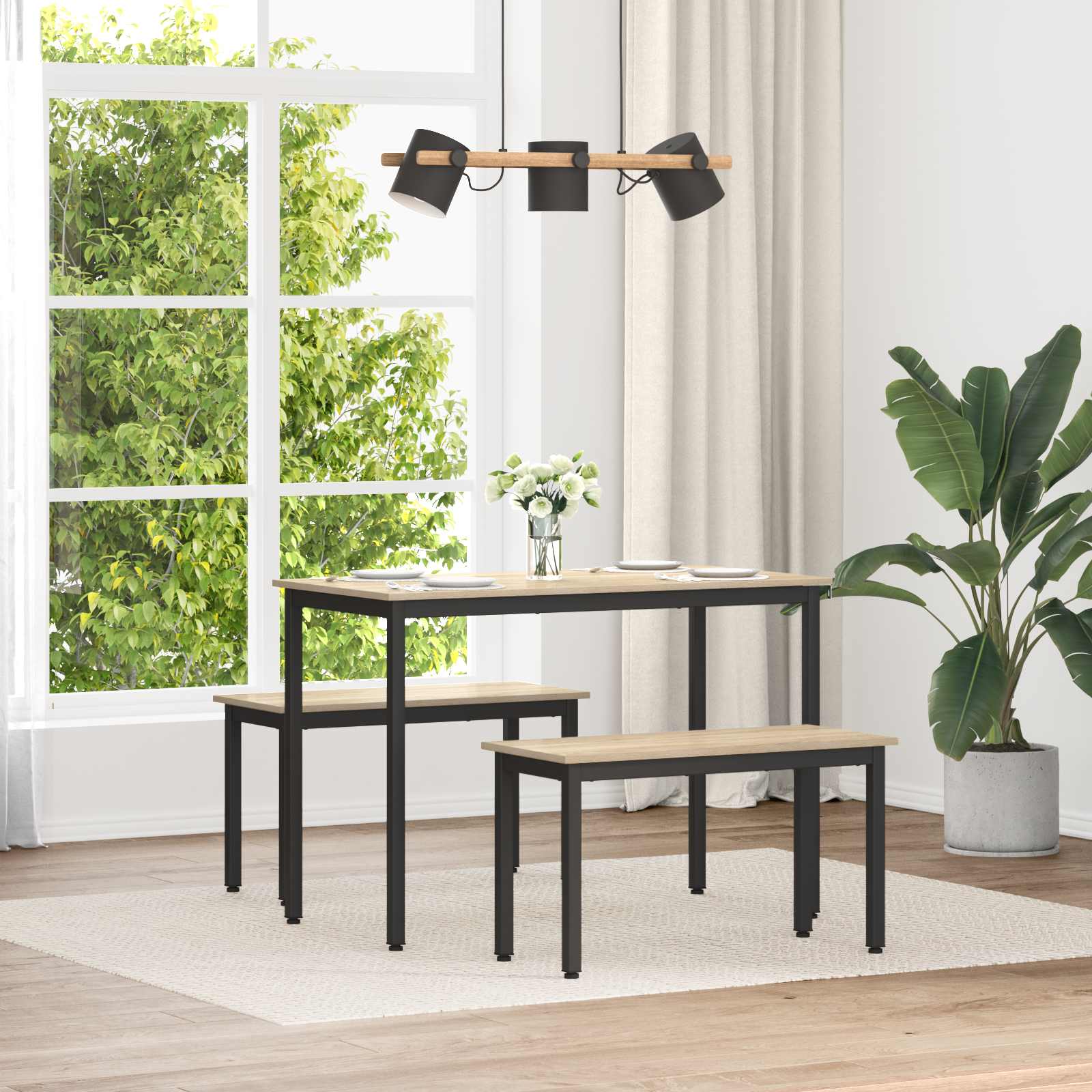 klupa Sonoma 80 x 35 x 45 cm Konstruirano drvo