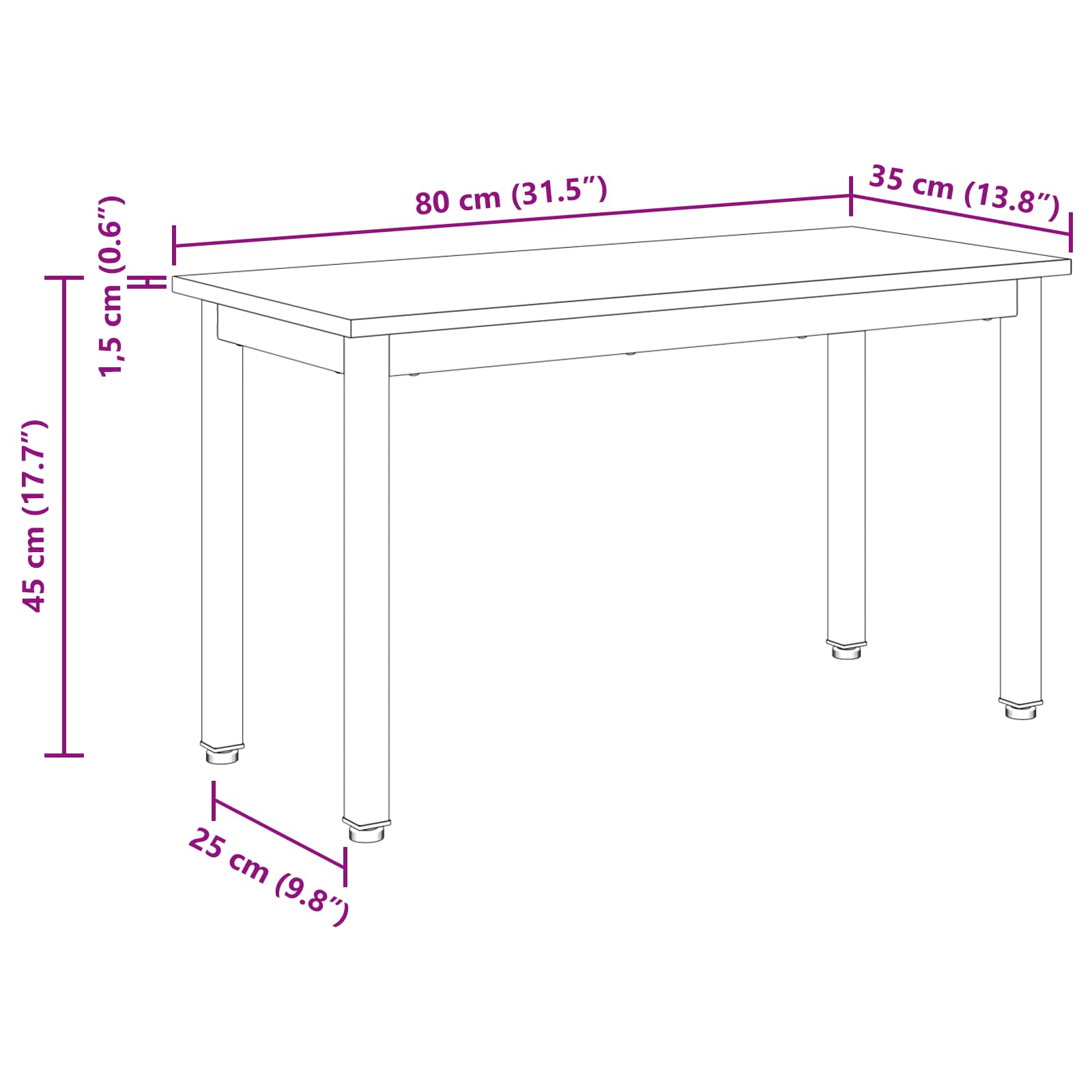 klupa Staro drvo 80 x 35 x 45 cm Konstruirano drvo