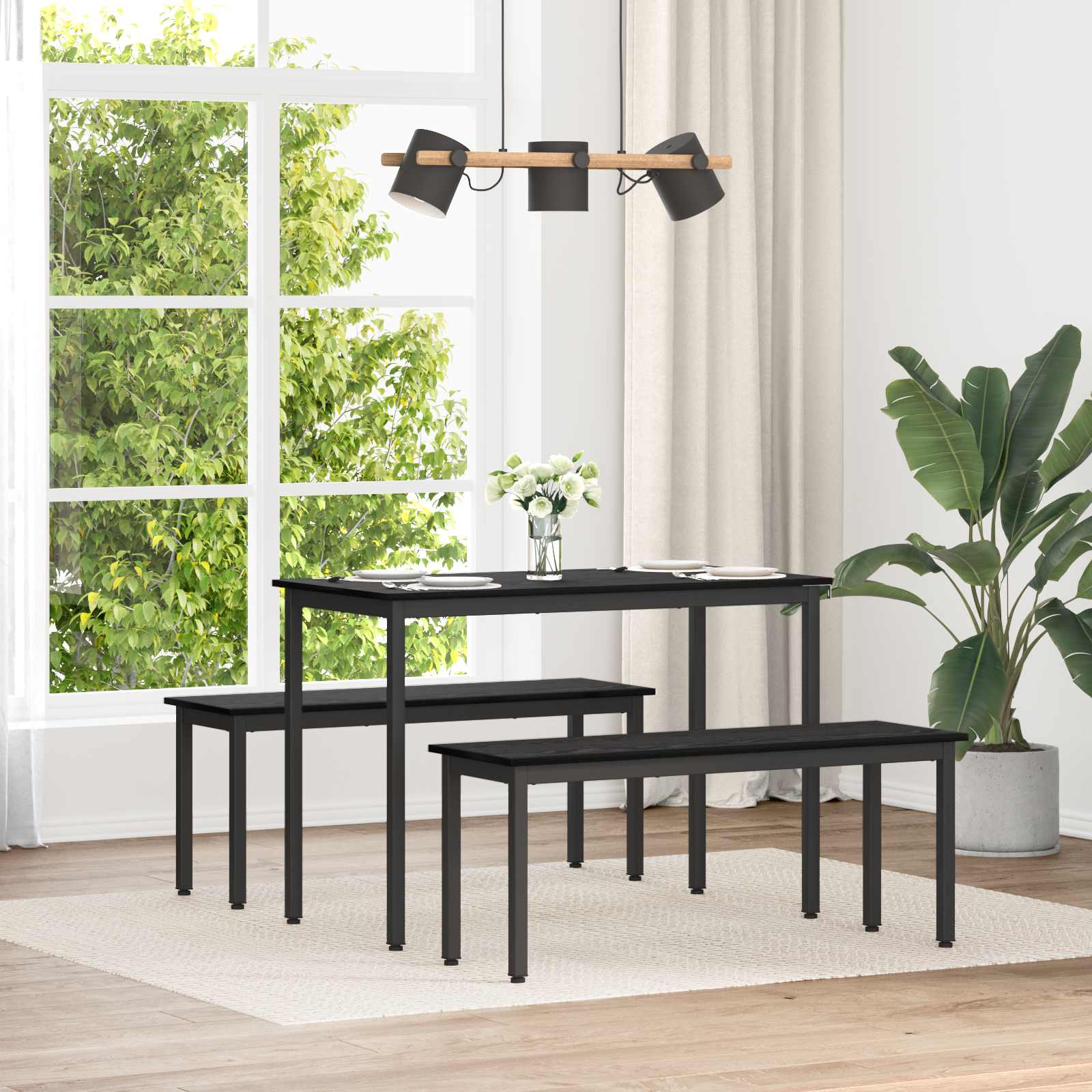 klupa Crni hrast 110 x 35 x 45 cm Konstruirano drvo