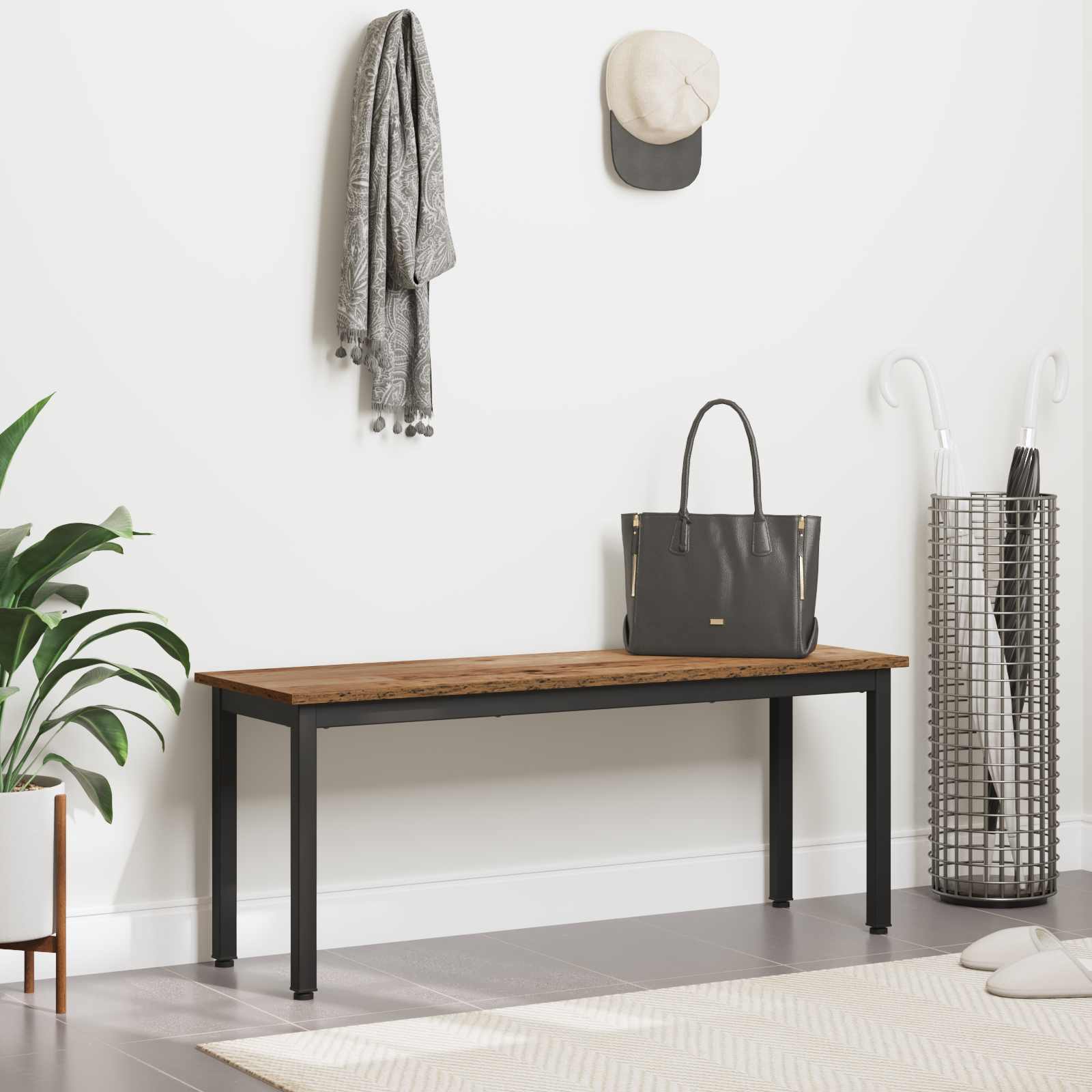 klupa Staro drvo 110 x 35 x 45 cm Konstruirano drvo