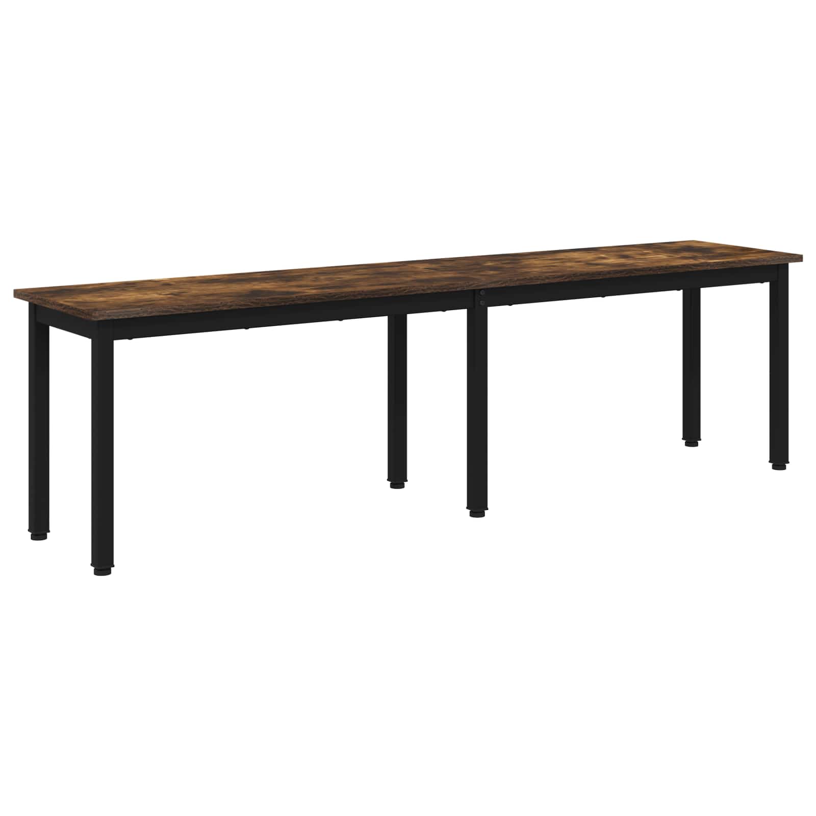 klupa Dimni hrast 160 x 35 x 45 cm Konstruirano drvo