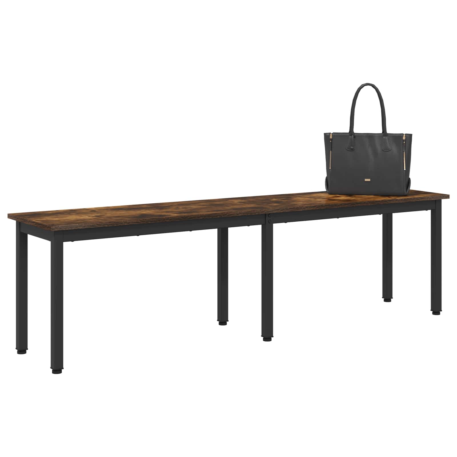klupa Dimni hrast 160 x 35 x 45 cm Konstruirano drvo