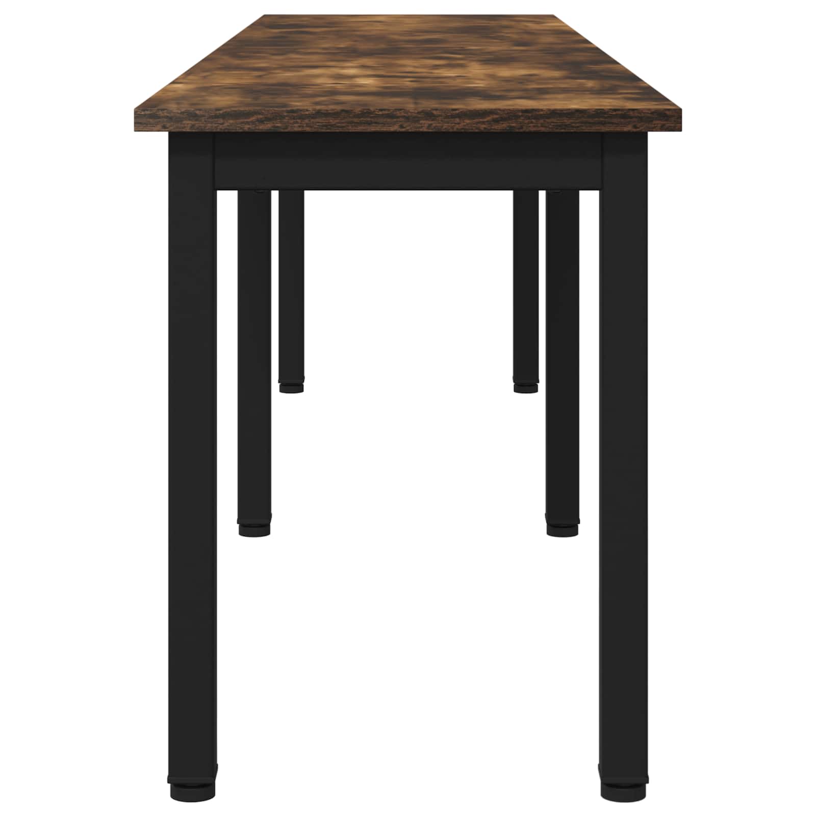 klupa Dimni hrast 160 x 35 x 45 cm Konstruirano drvo