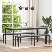 klupa Siva Sonoma 160 x 35 x 45 cm Konstruirano drvo