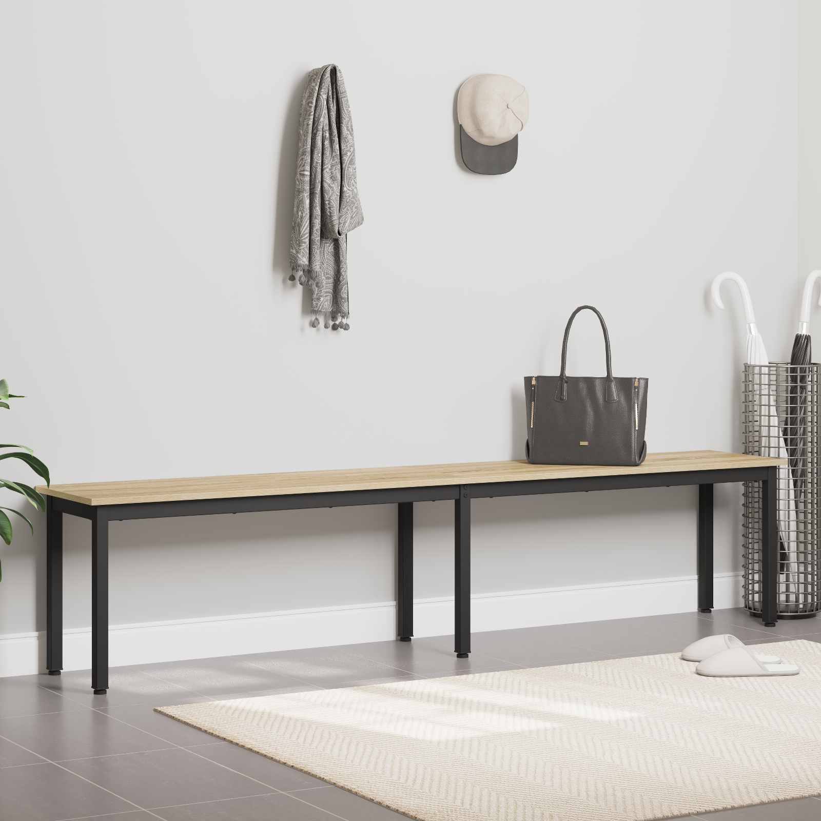 klupa Sonoma 200 x 35 x 45 cm Konstruirano drvo