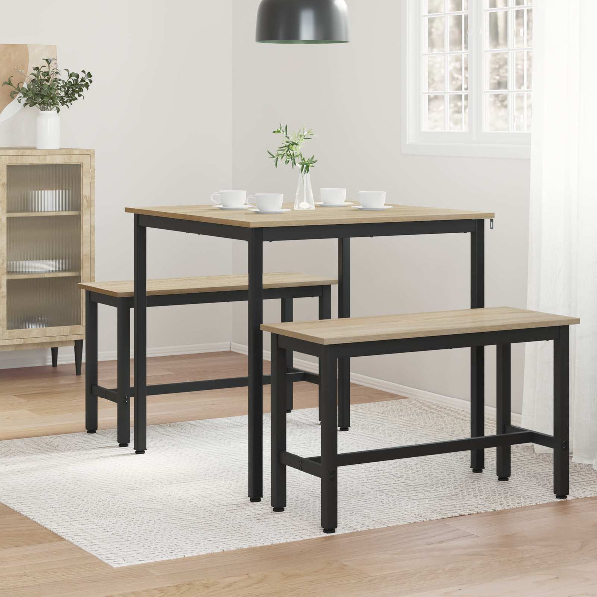 Blagovaonski stolovi 80 x 80 x 75 cm Konstruirano drvo