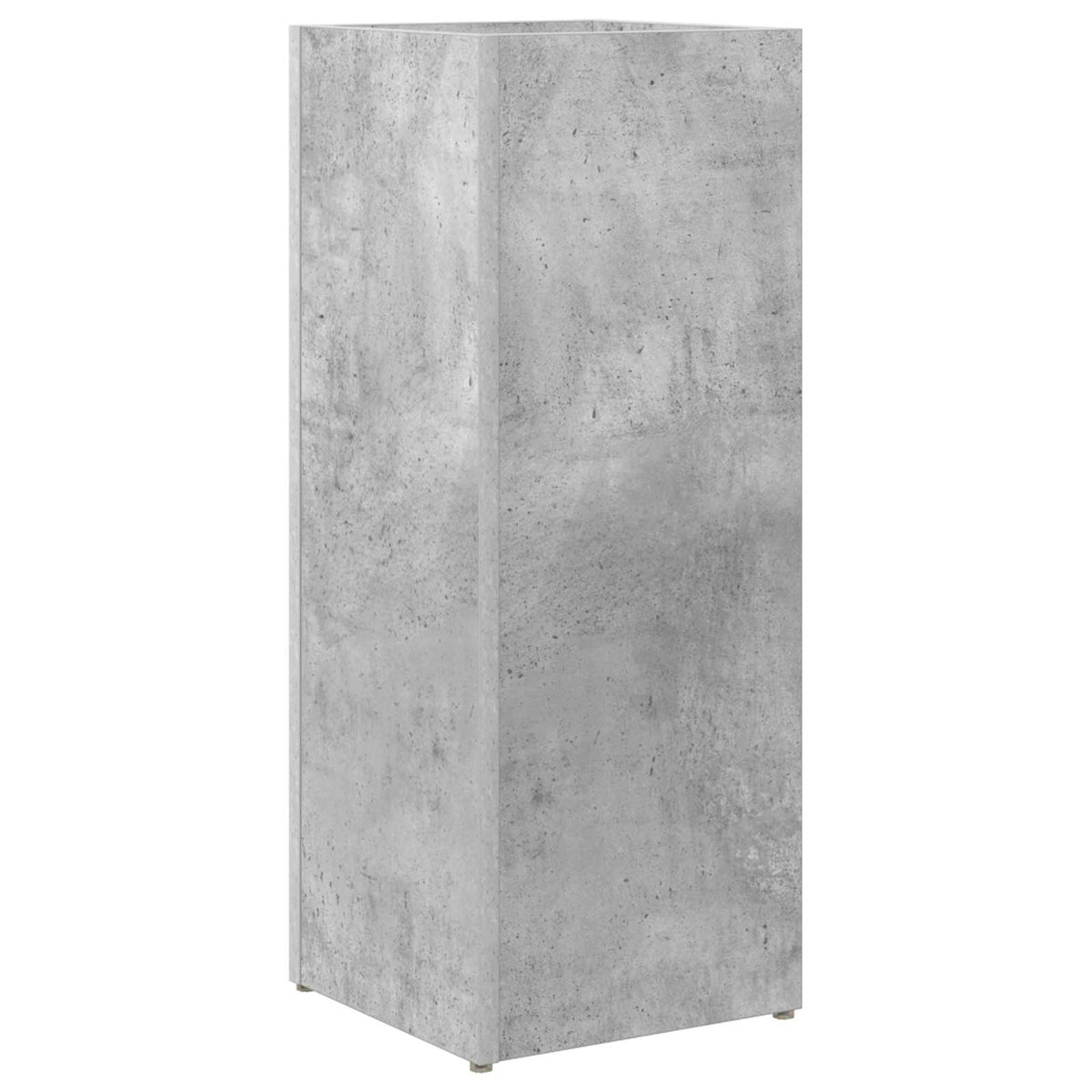 Stalak za kišobran s pohranom Betonski sivi 25 x 24,5 x 64 cm