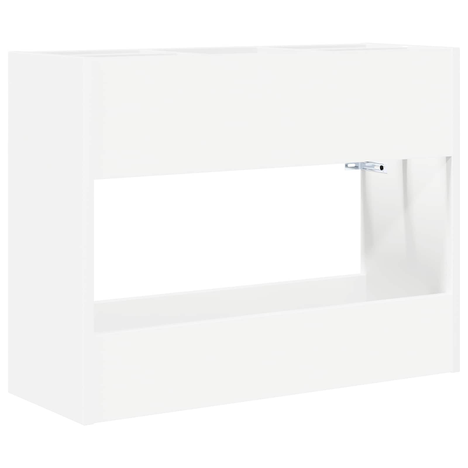 Stalak za kišobran Bijelo 65 x 24 x 50 cm Konstruirano drvo