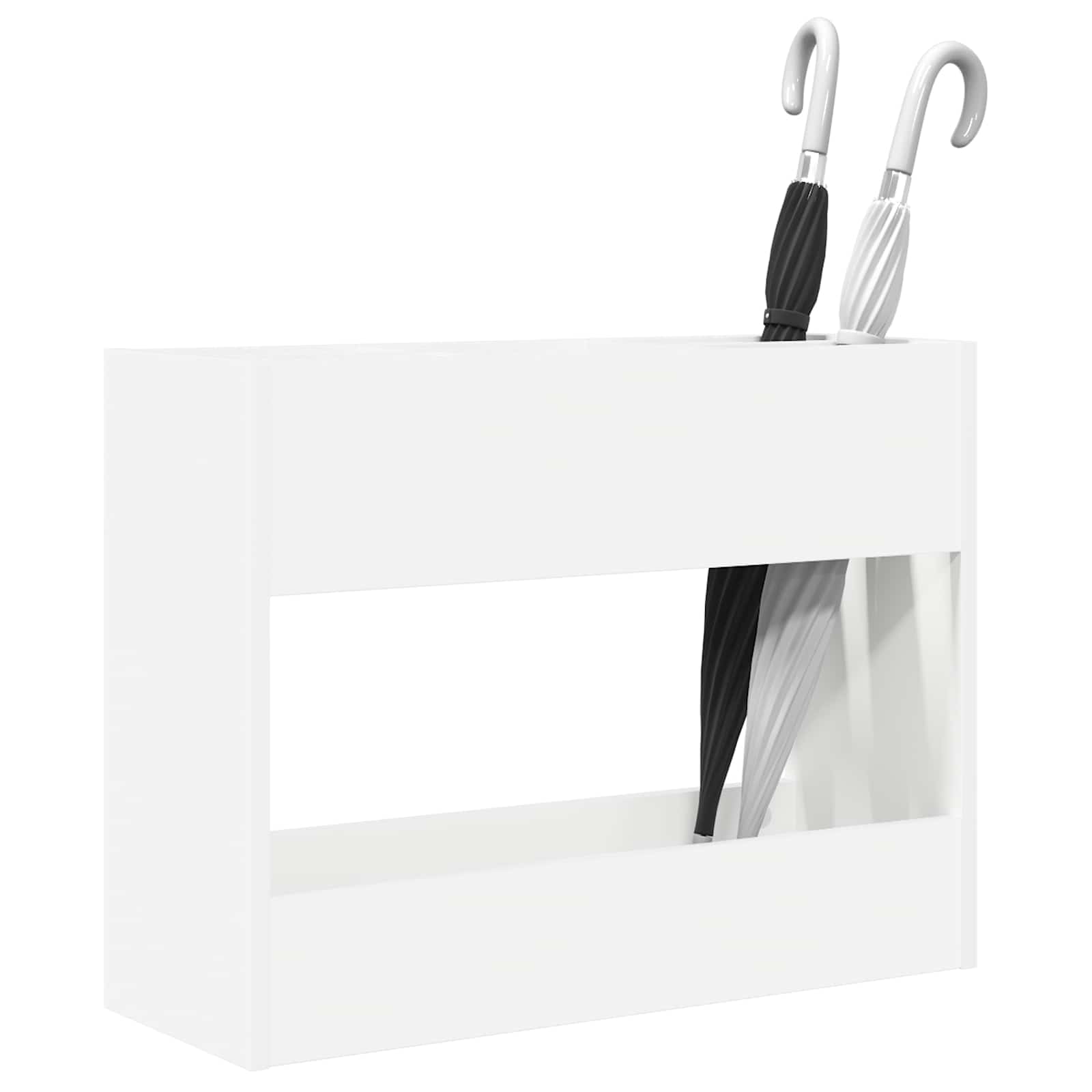 Stalak za kišobran Bijelo 65 x 24 x 50 cm Konstruirano drvo
