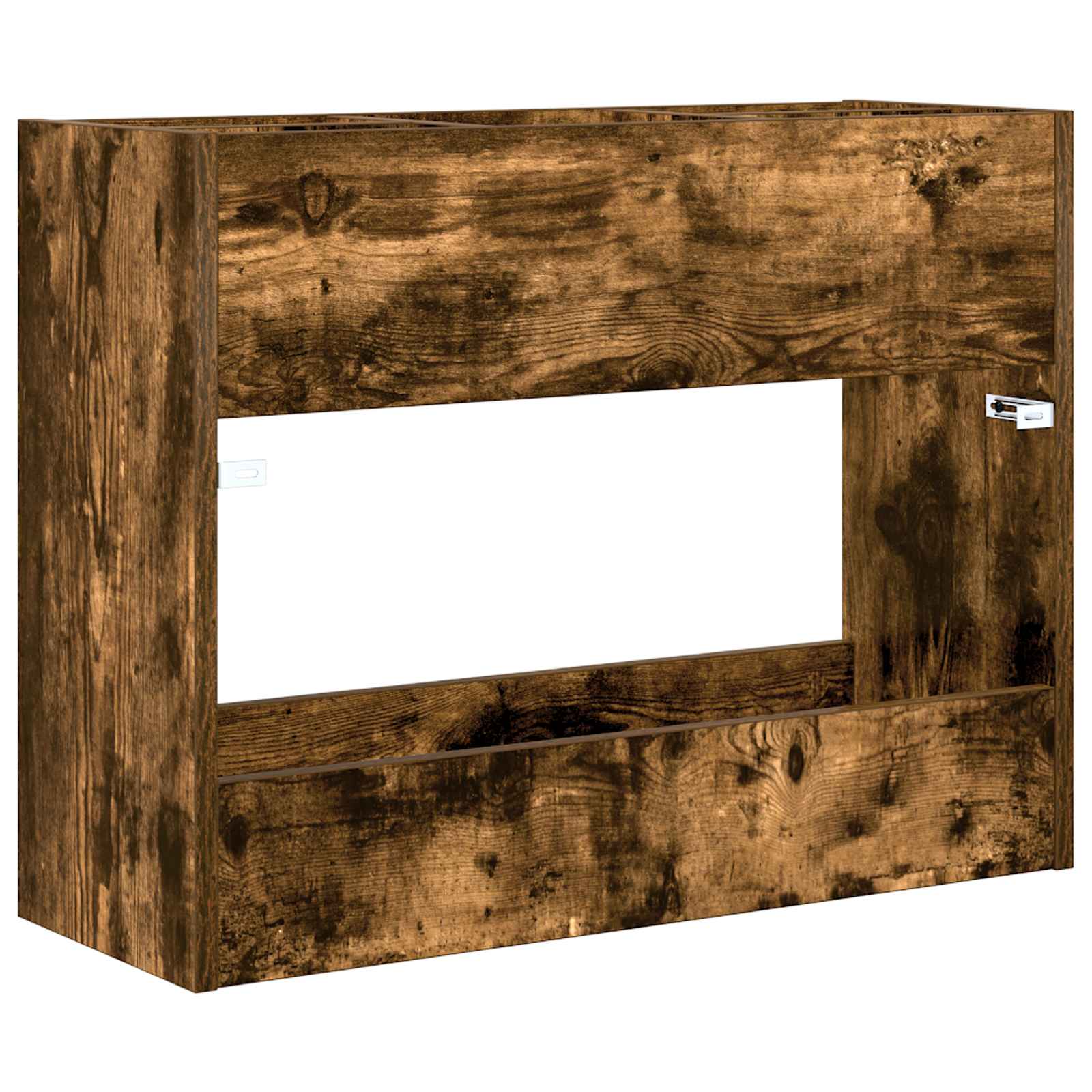 Stalak za kišobran s pohranom Dimljeni hrast 65 x 24 x 50 cm