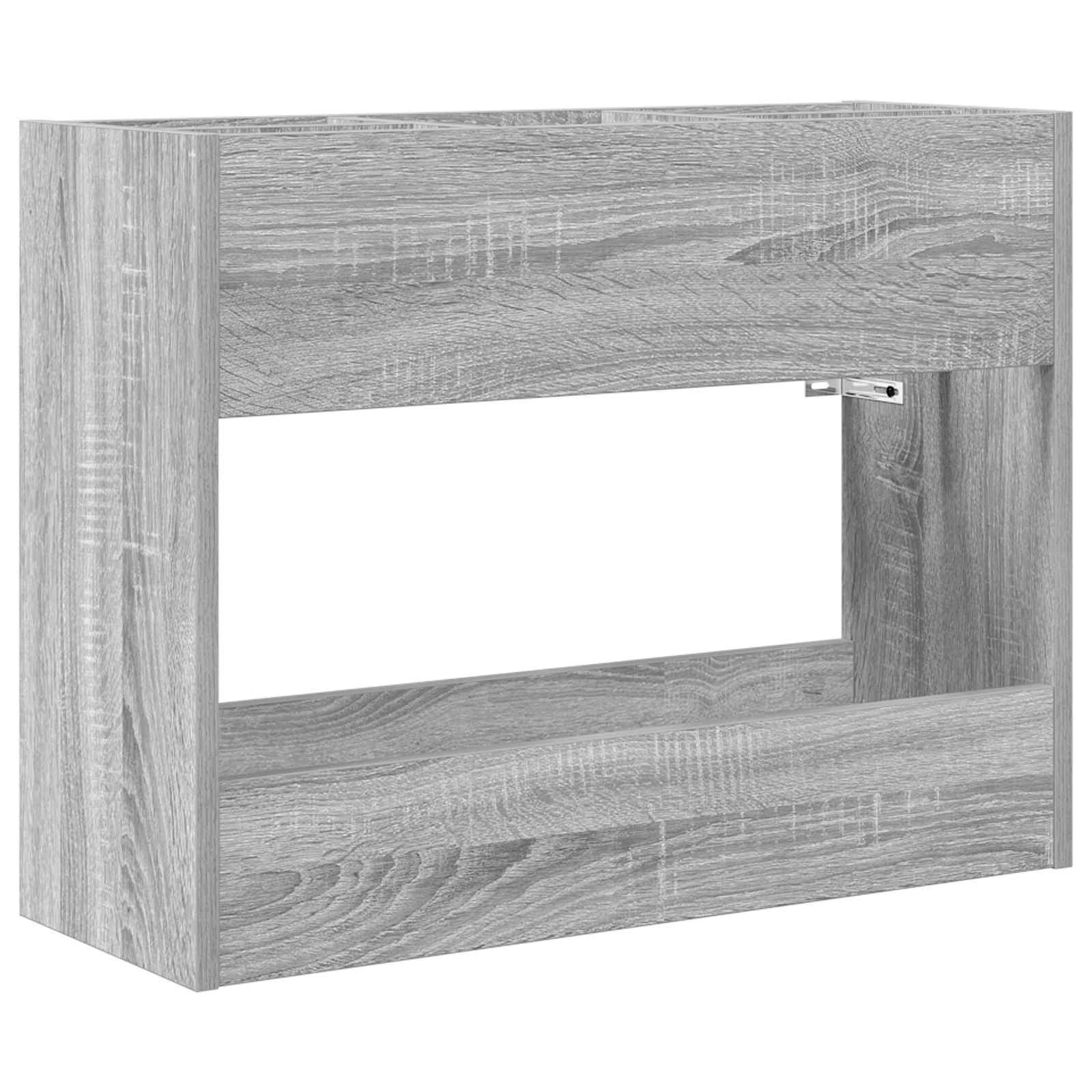 Stalak za kišobran s pohranom Siva Sonoma 65 x 24 x 50 cm