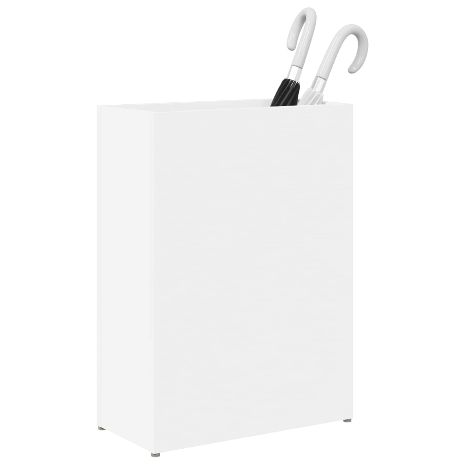 Stalak za kišobran Bijelo 40 x 20 x 55,5 cm Konstruirano drvo