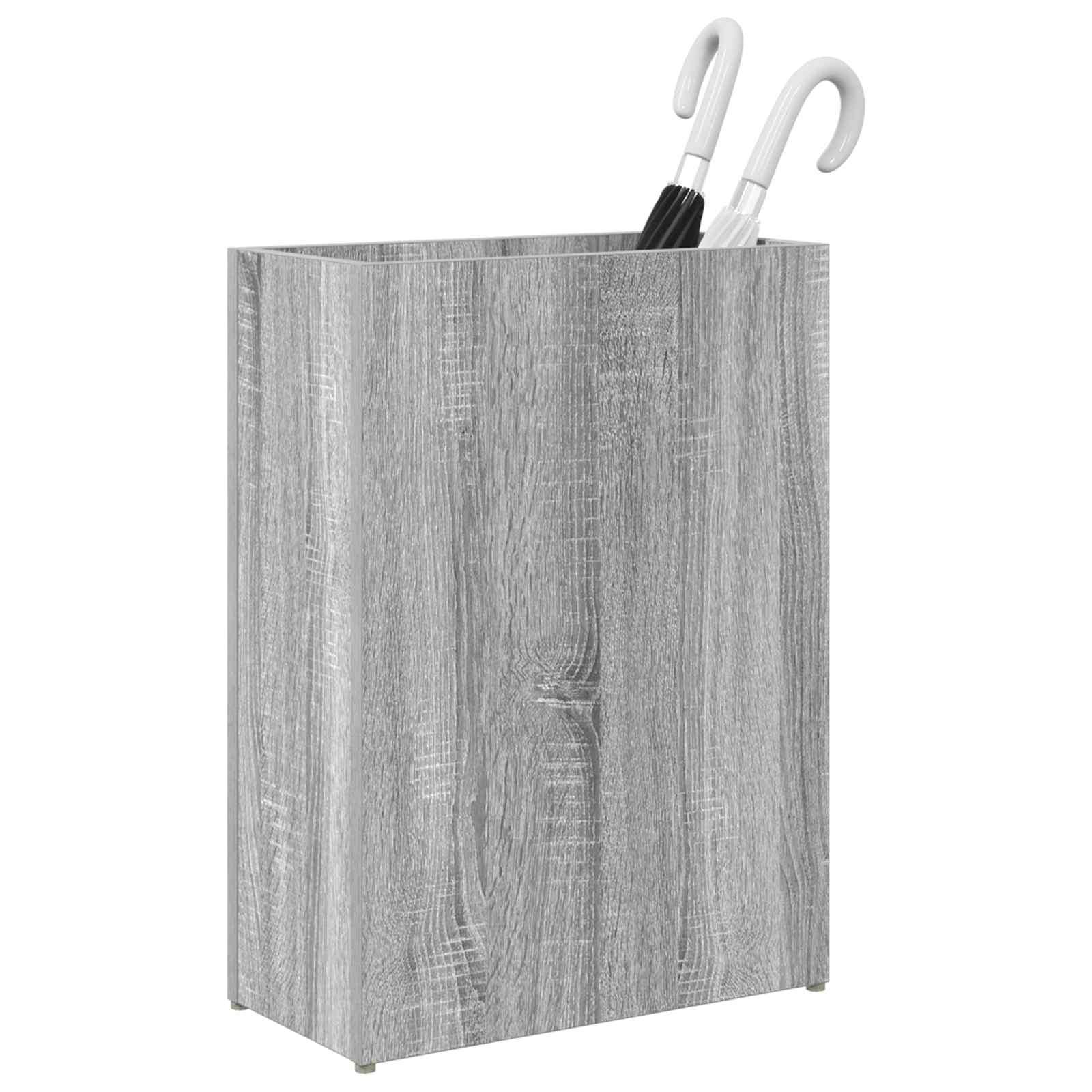 Stalak za kišobran s pohranom Siva Sonoma 40 x 20 x 55,5 cm