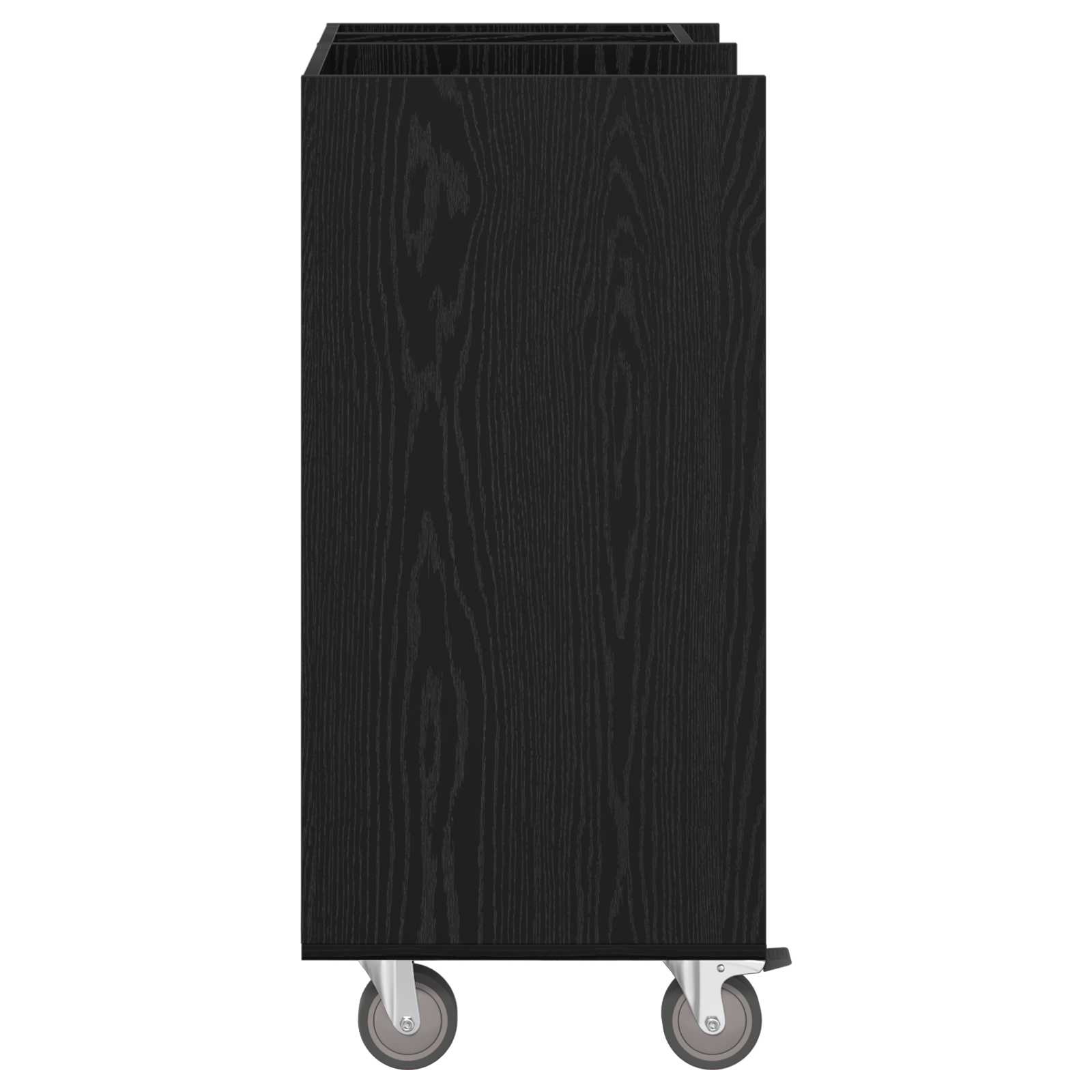 Golf ormar s kotačem Jednobojno Crni hrast 65 x 45 x 98 cm