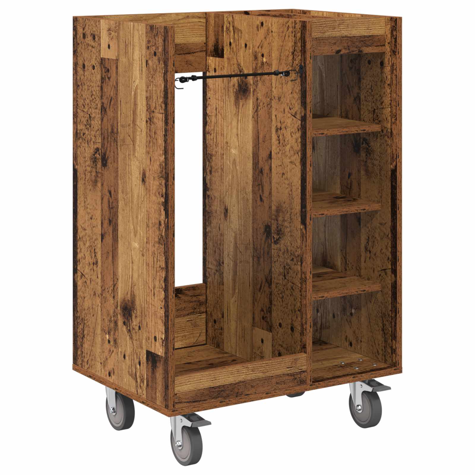 Golf ormar s kotačem Jednobojno Staro drvo 65 x 45 x 98 cm