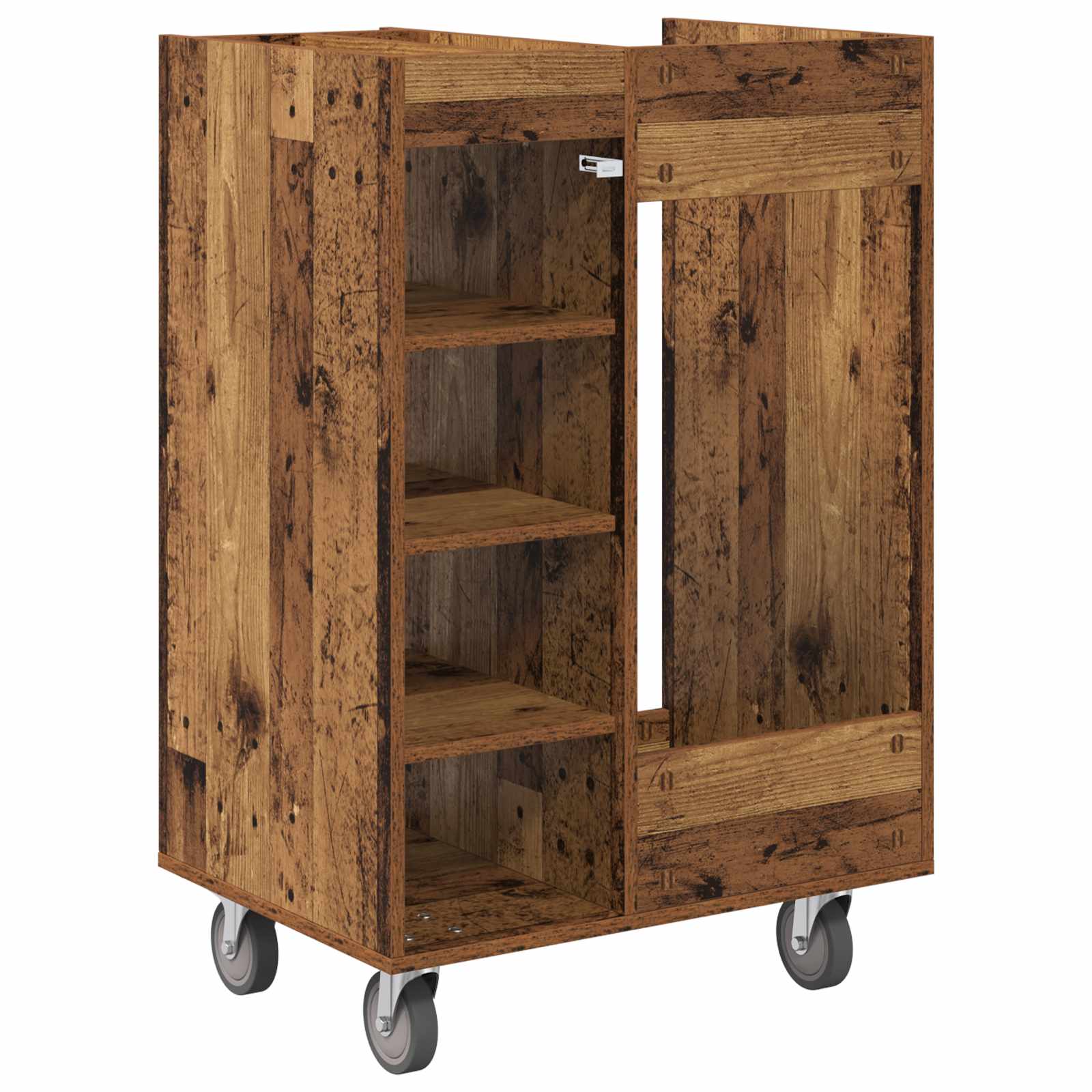 Golf ormar s kotačem Jednobojno Staro drvo 65 x 45 x 98 cm