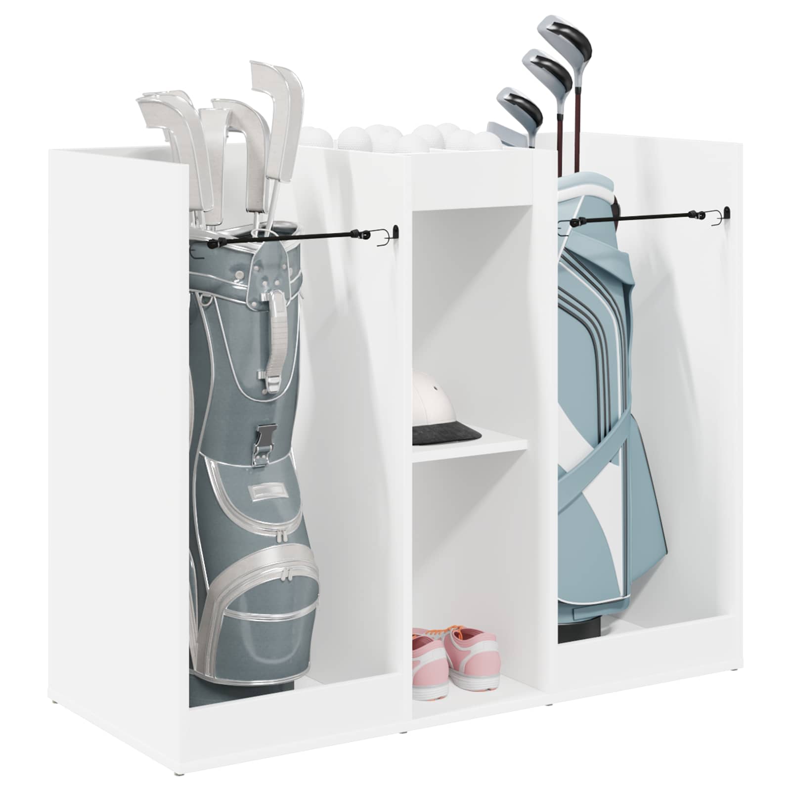 Golf ormar Jednobojno Bijelo 102 x 45 x 85,5 cm