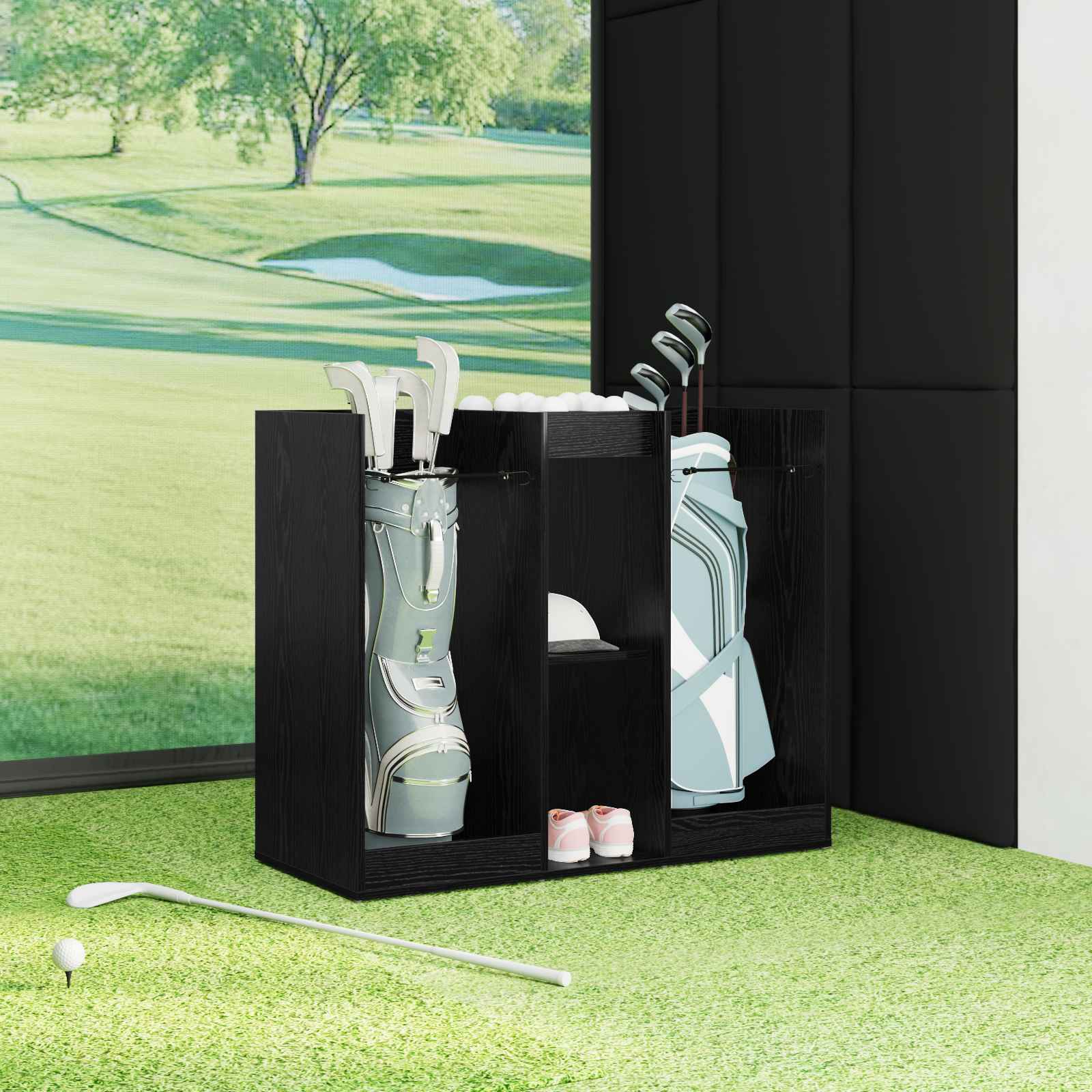 Golf ormar Jednobojno Crni hrast 102 x 45 x 85,5 cm