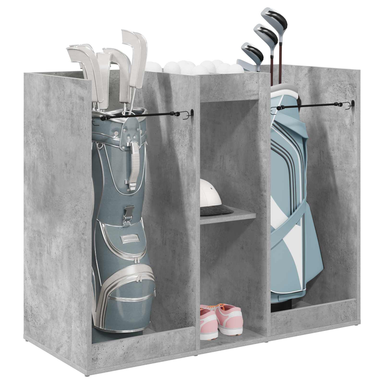 Golf ormar Jednobojno Betonski sivi 102 x 45 x 85,5 cm